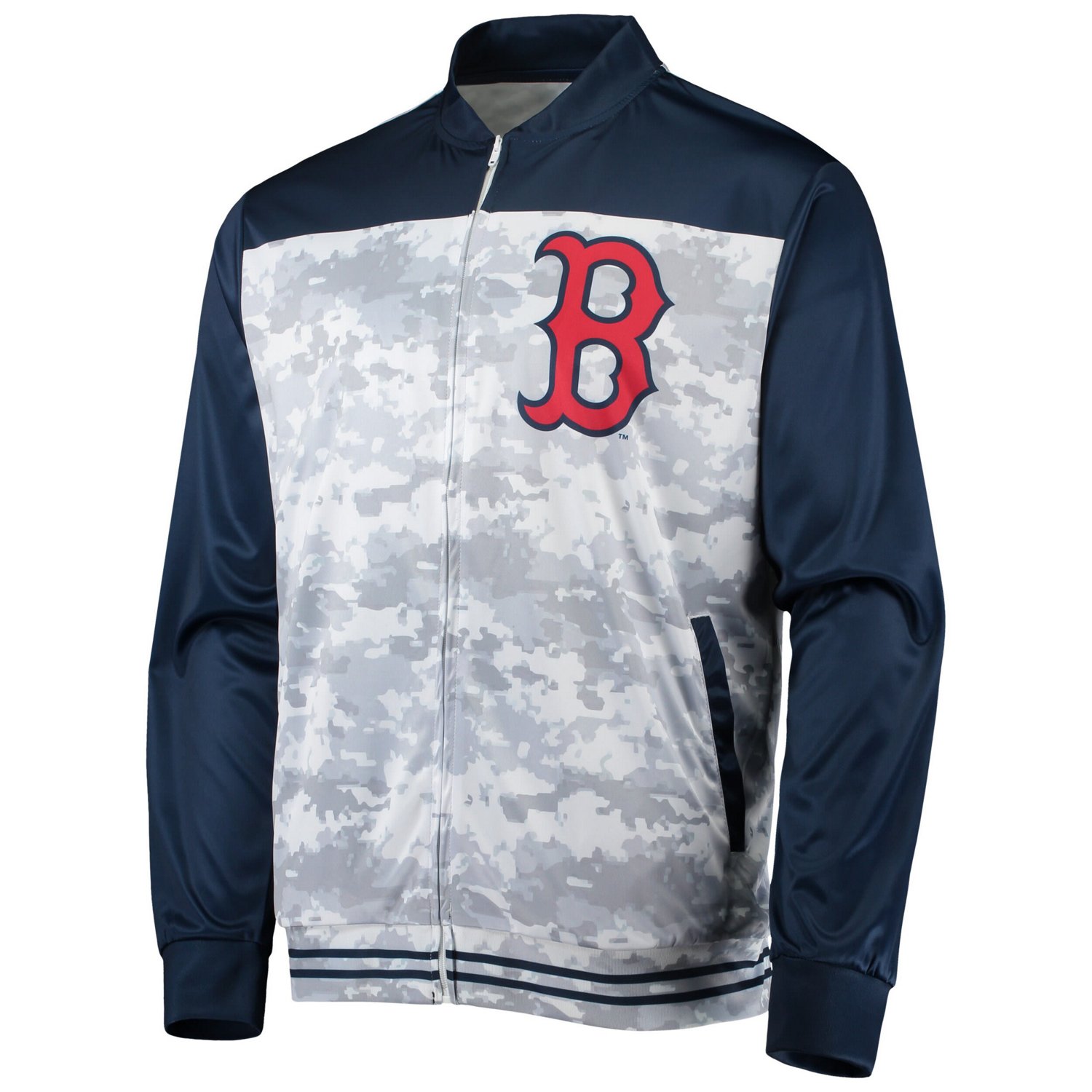 Stitches Boston Red Sox Camo Full-Zip Jacket - view number 2