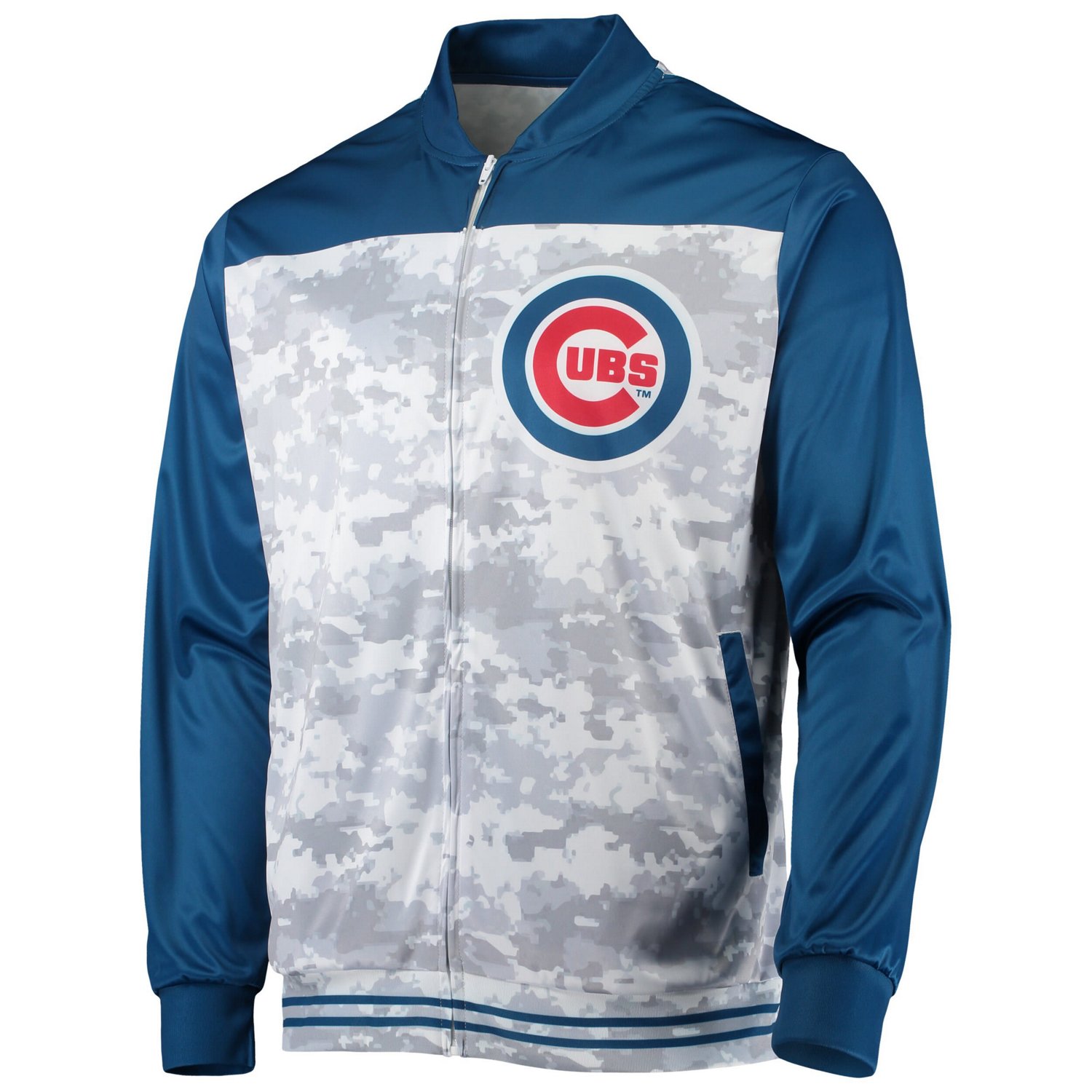 Stitches Chicago Cubs Camo Full-Zip Jacket - view number 2