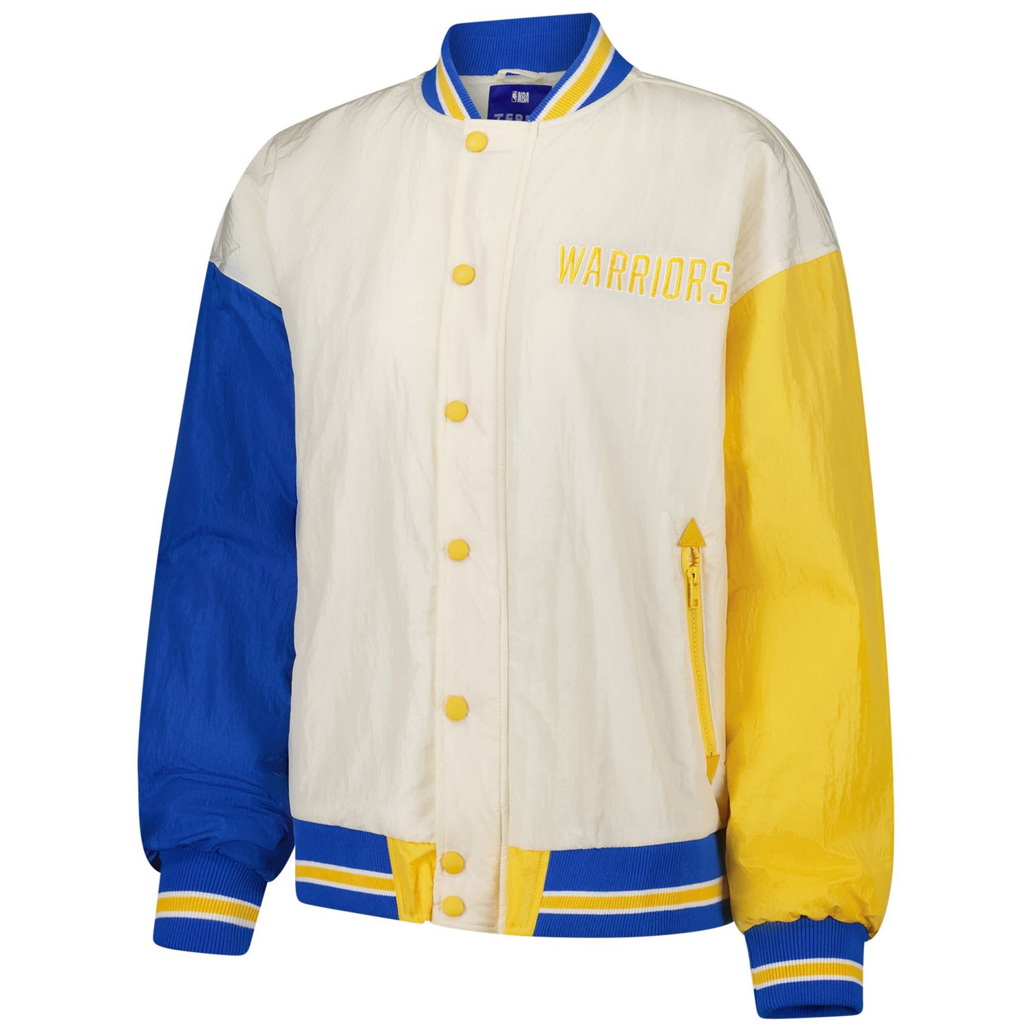 Terez Golden State Warriors Full-Snap Bomber Jacket - view number 2