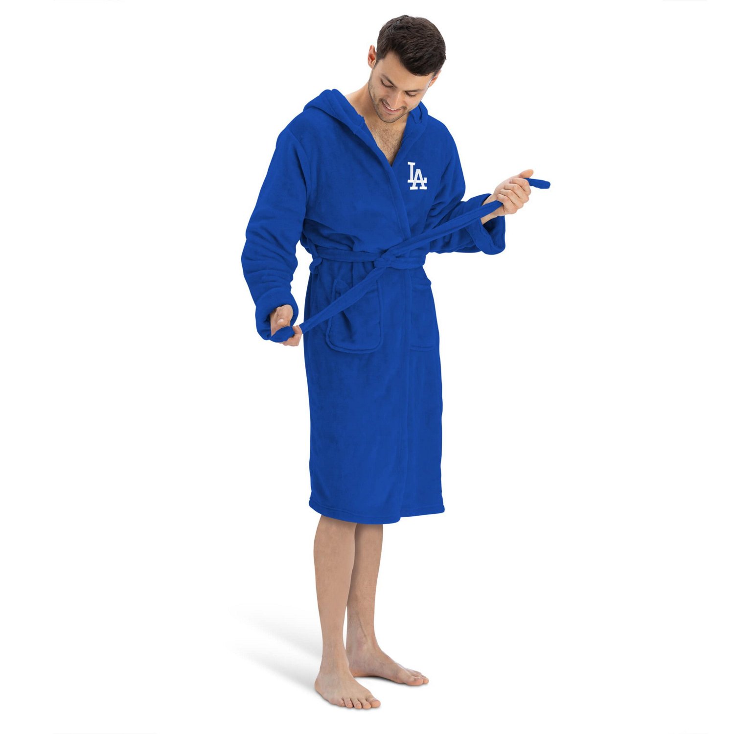 The Northwest Group Los Angeles Dodgers Hooded Silk Touch Robe - view number 4