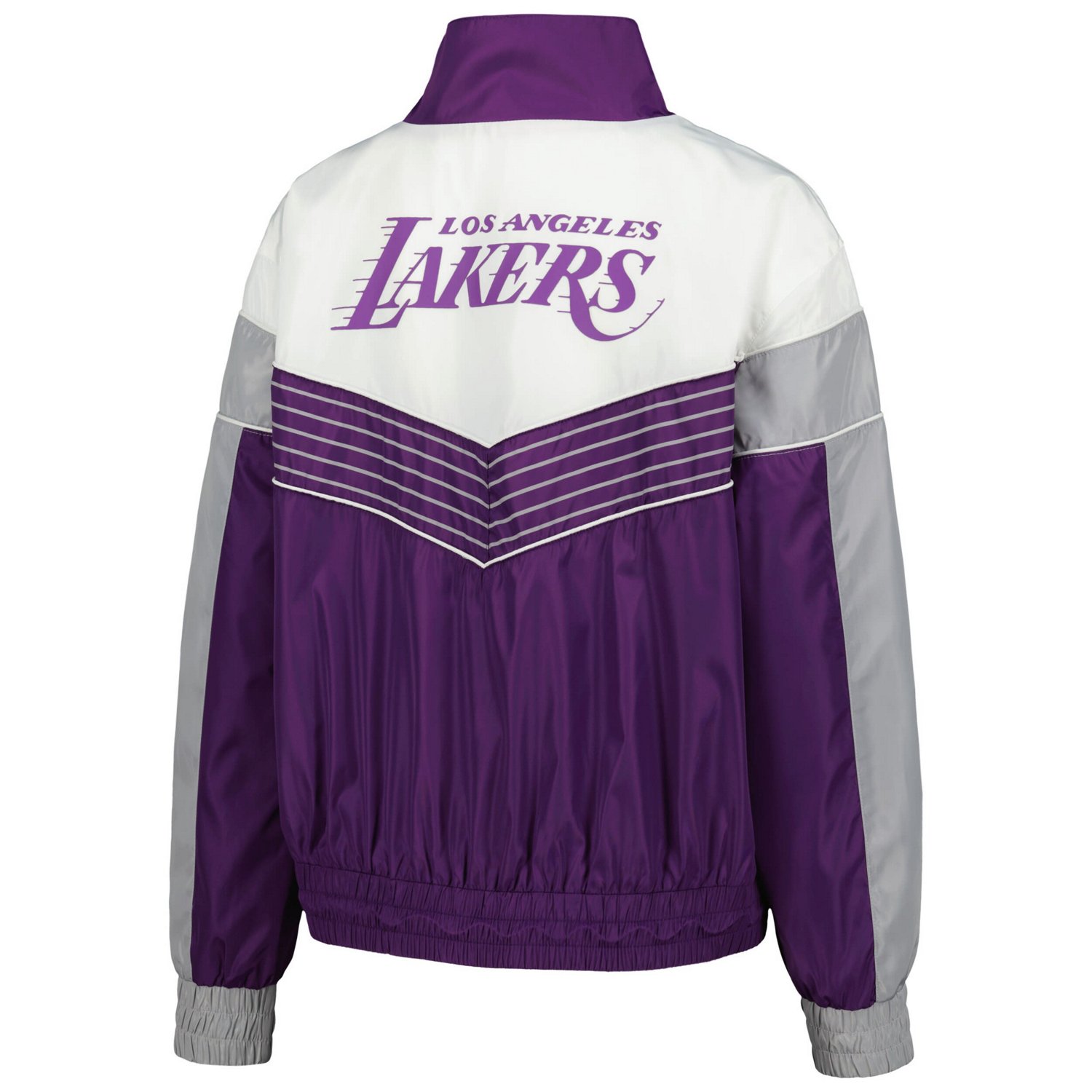 The Wild Collective Los Angeles Lakers Courtside Half-Zip Track Jacket