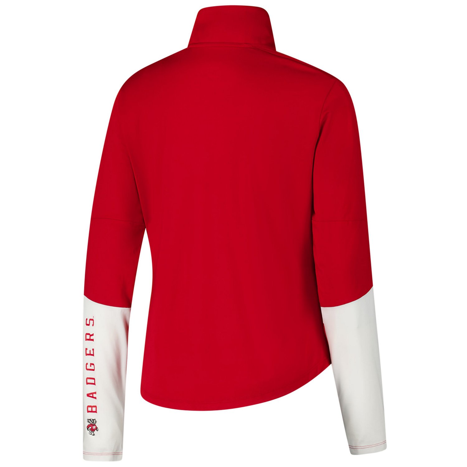 Under Armour Wisconsin Badgers Gameday Knockout Sleeve Hit Quarter-Zip Jacket