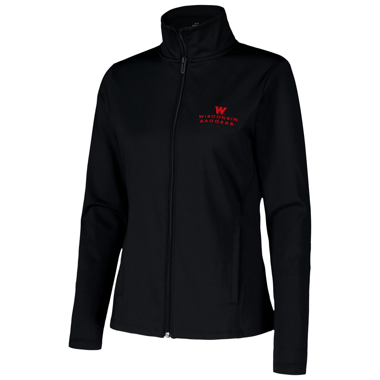 Under Armour Wisconsin Badgers Sweat-Wicking Soft Motion Full-Zip Jacket                                                         - view number 2