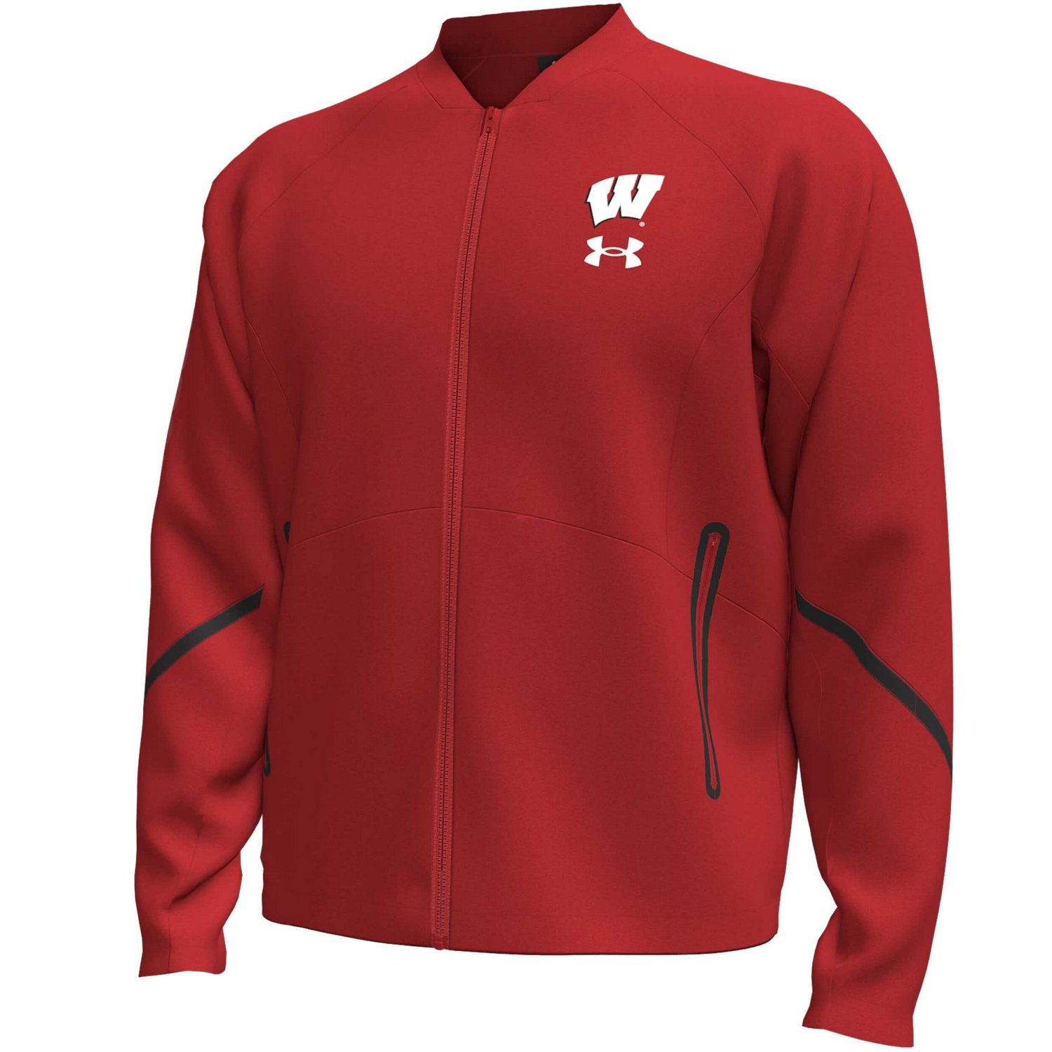 Under Armour Wisconsin Badgers Unstoppable Full-Zip Bomber Jacket                                                                - view number 2