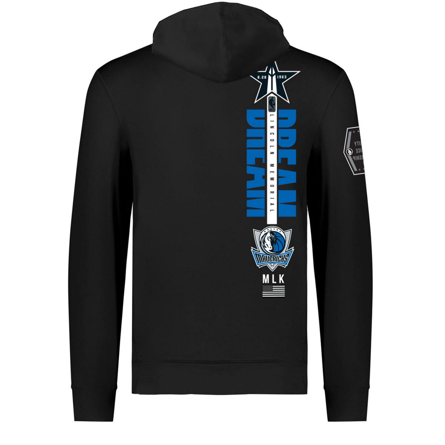 Unisex FISLL x History Collection Dallas Mavericks Pullover Hoodie                                                               - view number 3