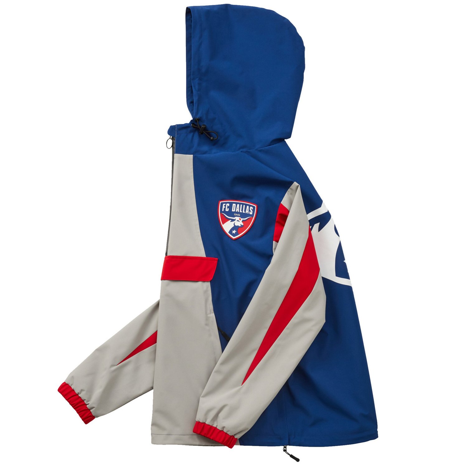 Unisex Live Breathe Futbol FC Dallas Tekker Half-Zip Anorak Jacket - view number 4