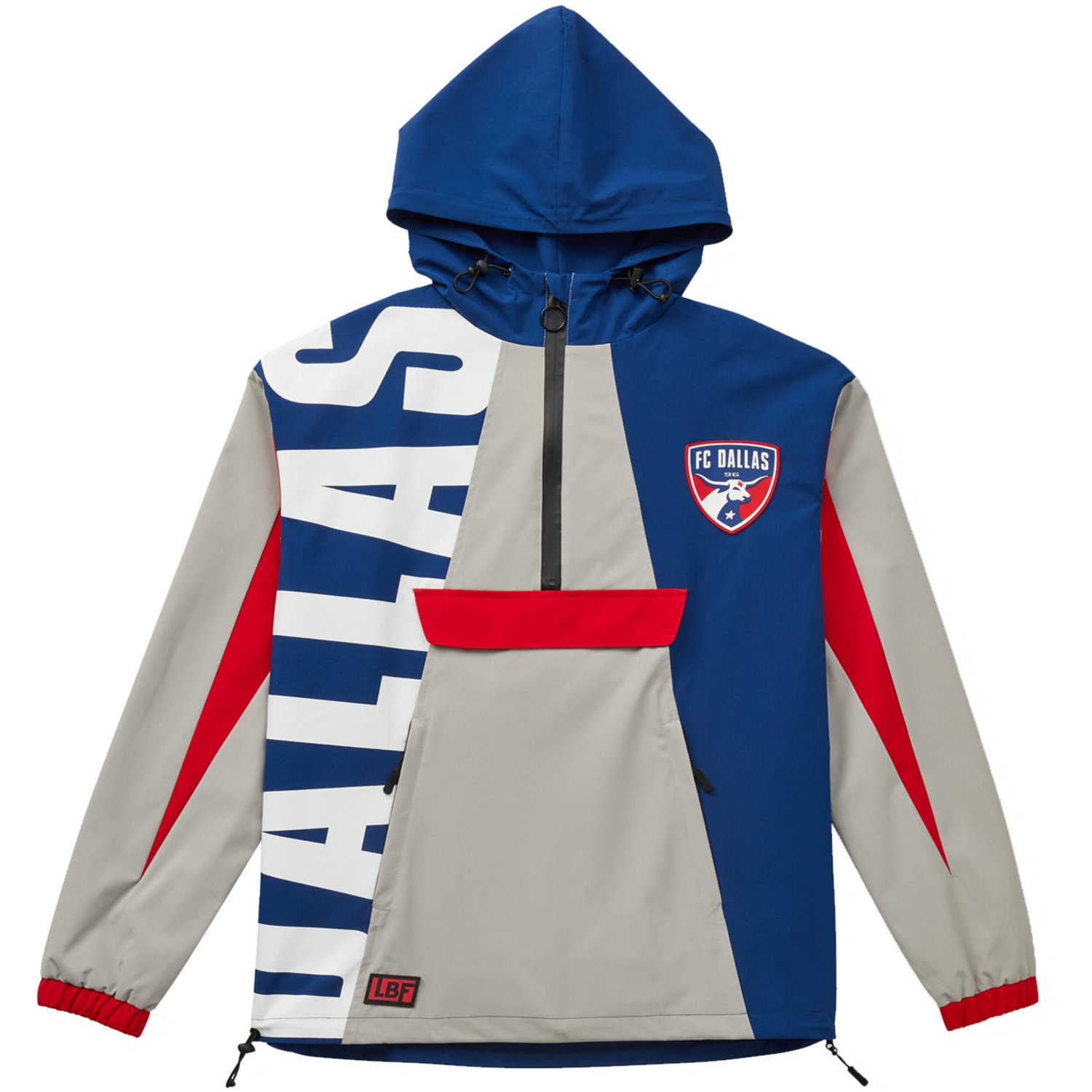 Unisex Live Breathe Futbol FC Dallas Tekker Half-Zip Anorak Jacket - view number 2