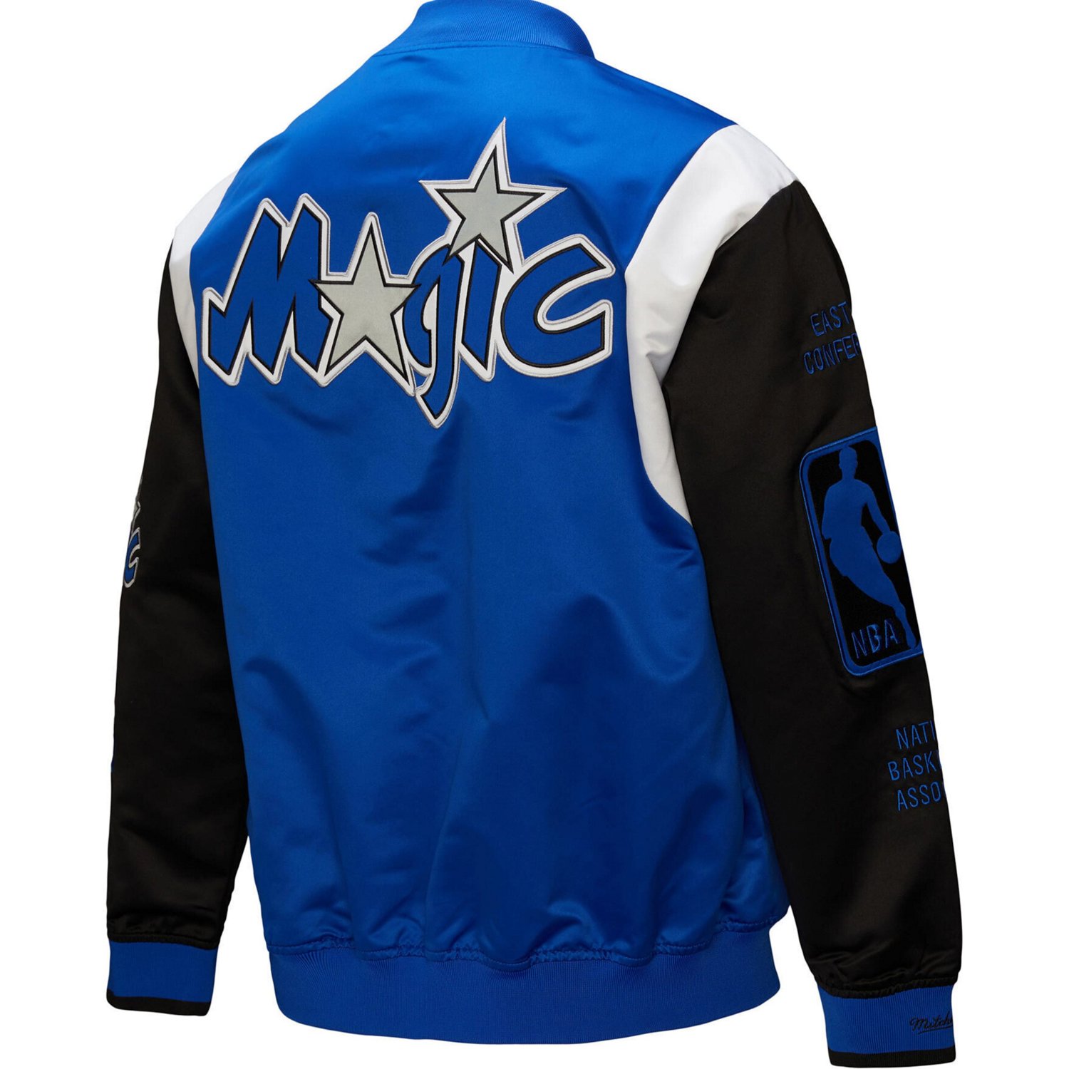 Unisex Mitchell  Ness Orlando Magic Vintage Team Origins Satin Full-Snap Jacket - view number 3