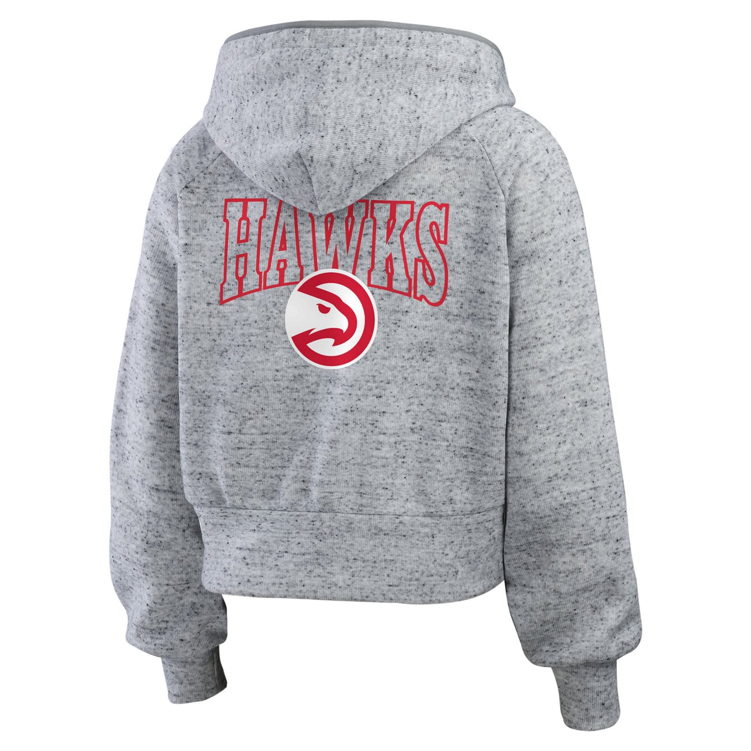 WEAR by Erin Andrews Atlanta Hawks Speckled Radiator Full-Zip Hoodie                                                             - view number 3