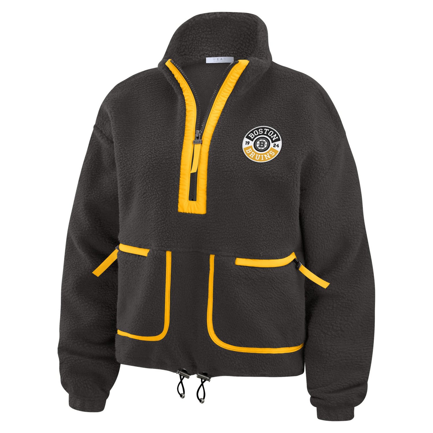 WEAR by Erin Andrews Boston Bruins Polar Fleece Half-Zip Jacket                                                                  - view number 2