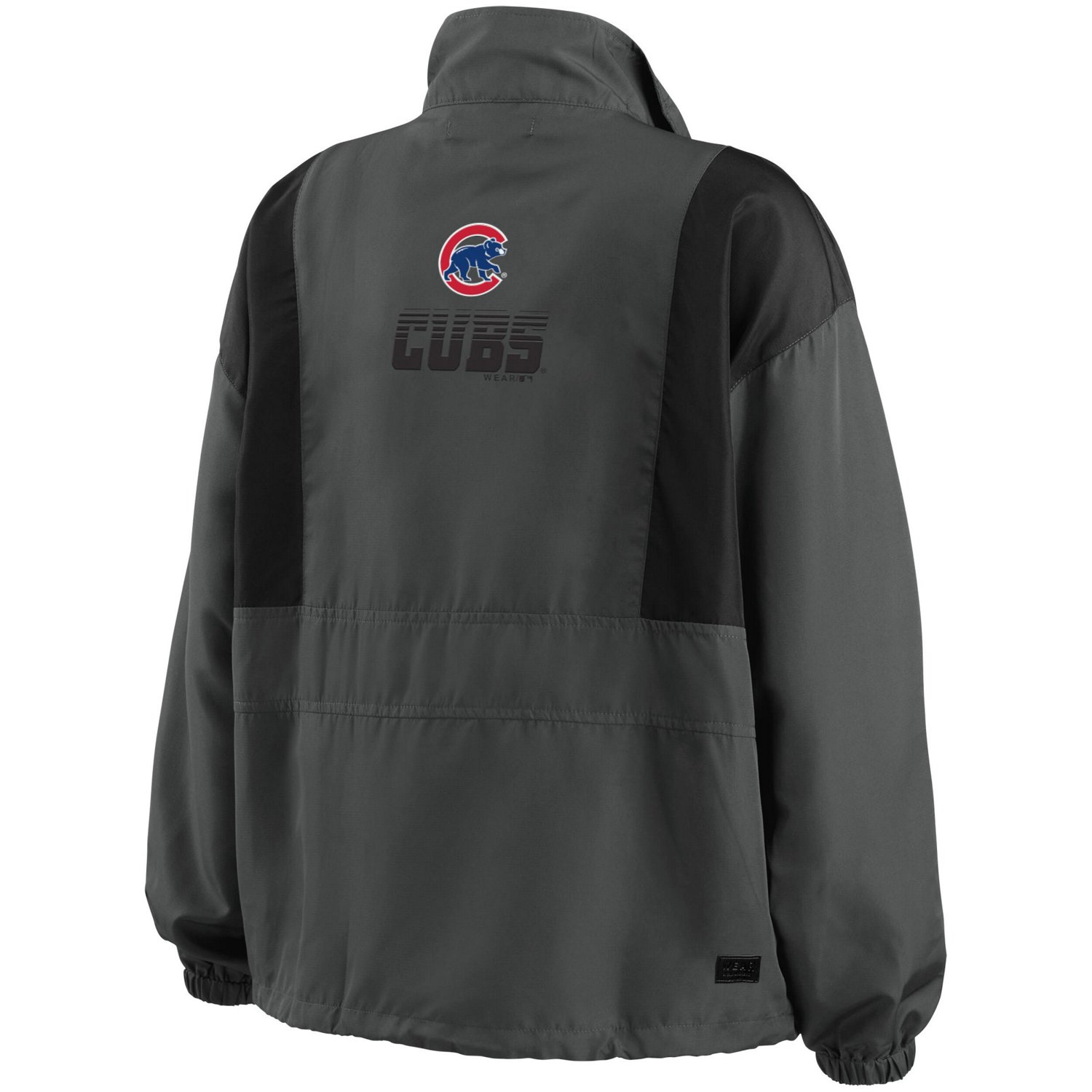WEAR by Erin Andrews Chicago Cubs Packable Half-Zip Jacket