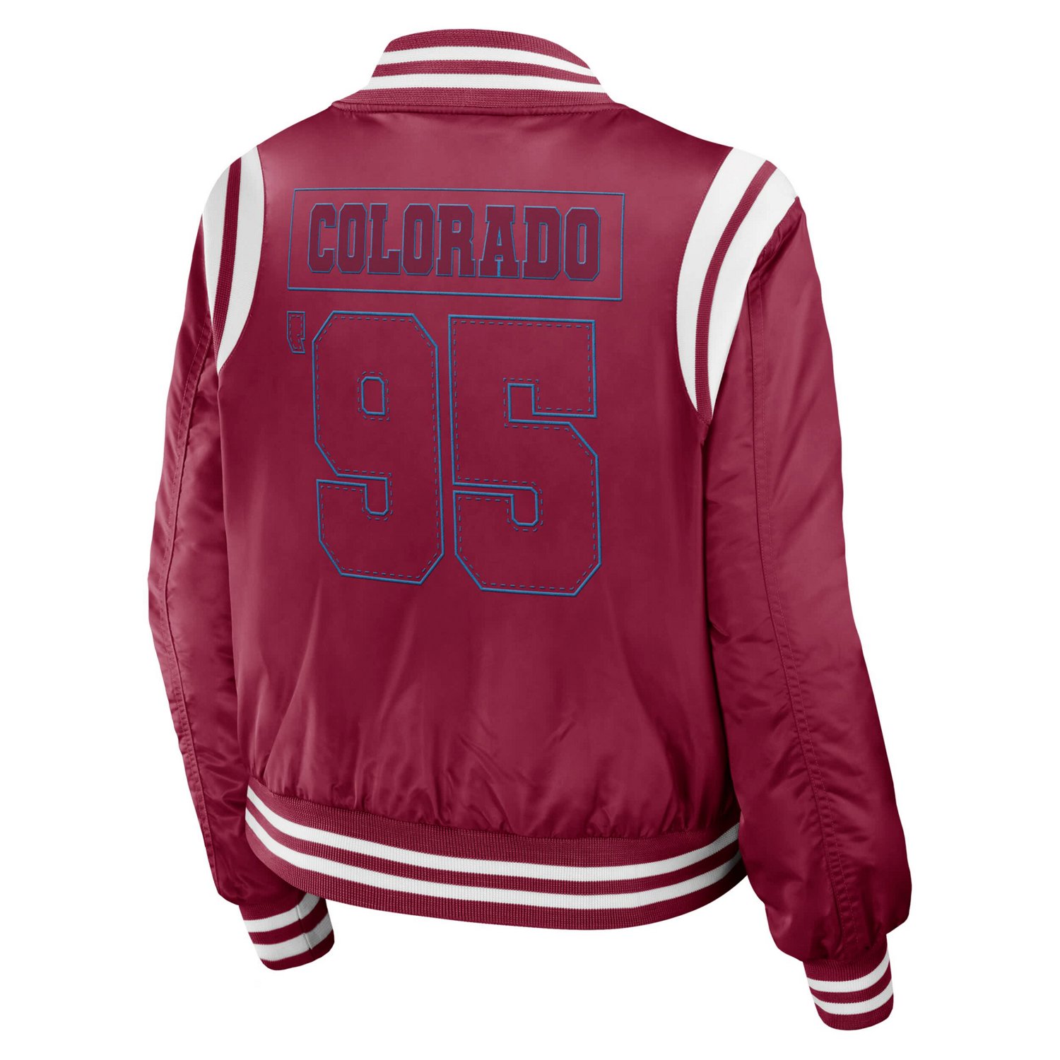 WEAR by Erin Andrews Colorado Avalanche Baller Full-Zip Bomber Jacket                                                            - view number 3