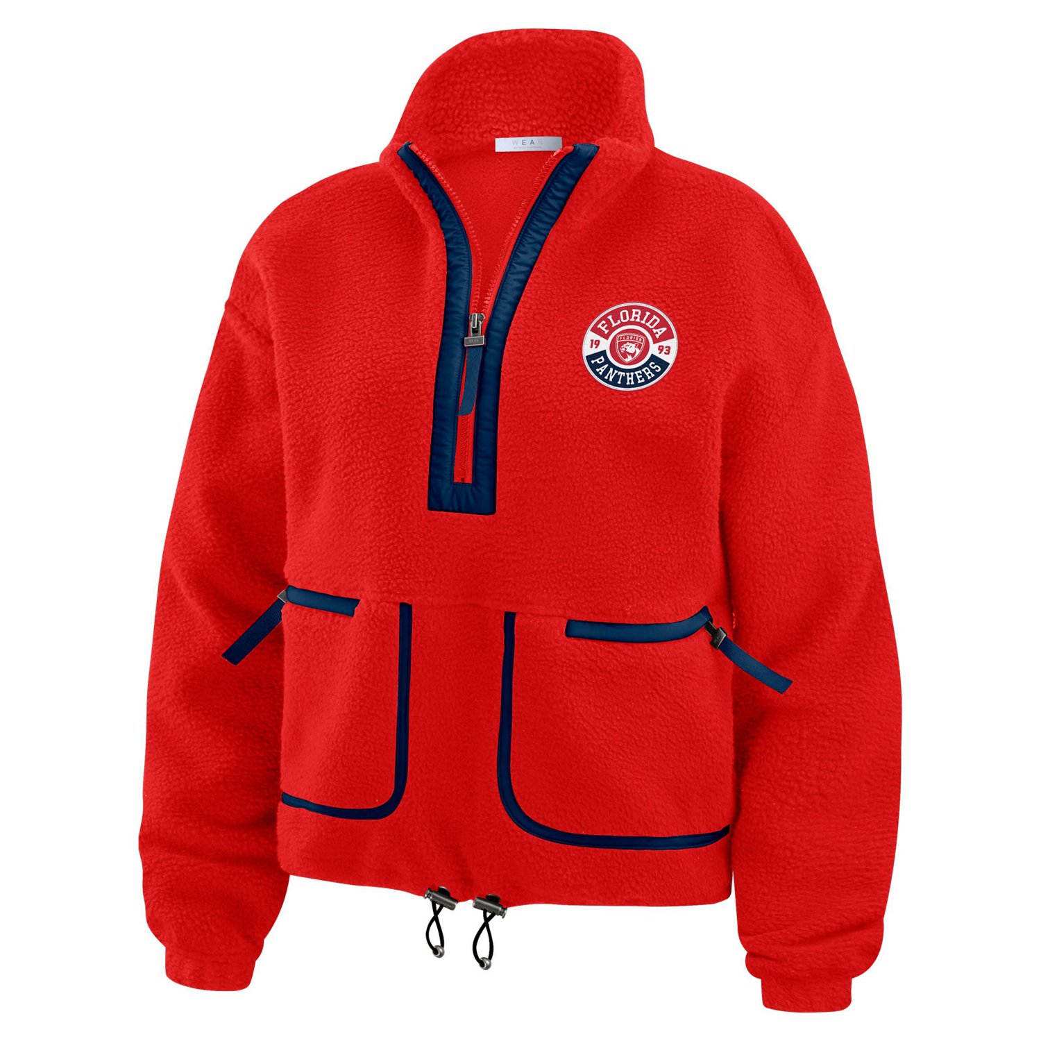WEAR by Erin Andrews Florida Panthers Polar Fleece Half-Zip Jacket                                                               - view number 2