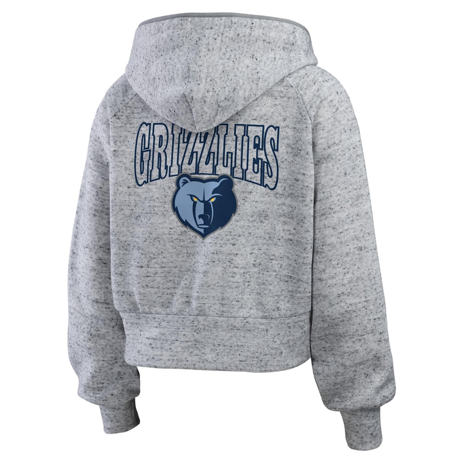 WEAR by Erin Andrews Memphis Grizzlies Speckled Radiator Full-Zip Hoodie                                                         - view number 3