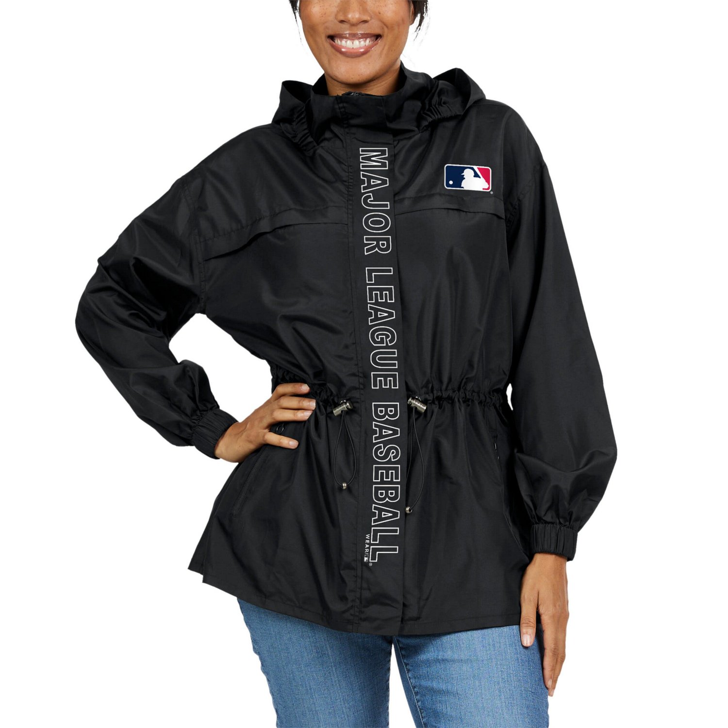 WEAR by Erin Andrews MLB Merchandise Full-Zip Windbreaker Hoodie Jacket - view number 4