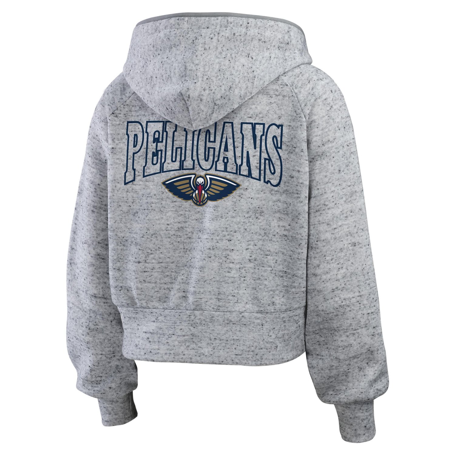 WEAR by Erin Andrews New Orleans Pelicans Speckled Radiator Full-Zip Hoodie                                                      - view number 3