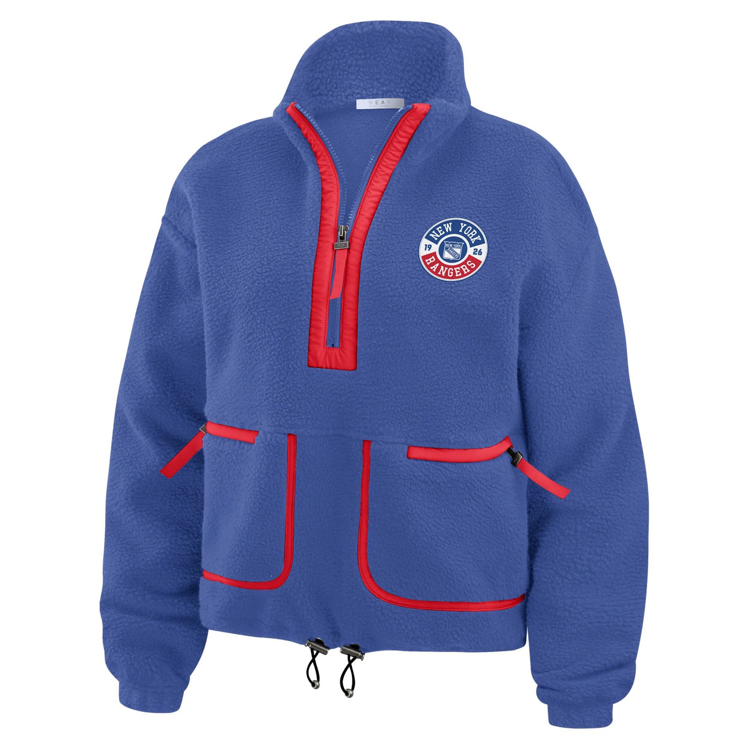 WEAR by Erin Andrews New York Rangers Polar Fleece Half-Zip Jacket                                                               - view number 2