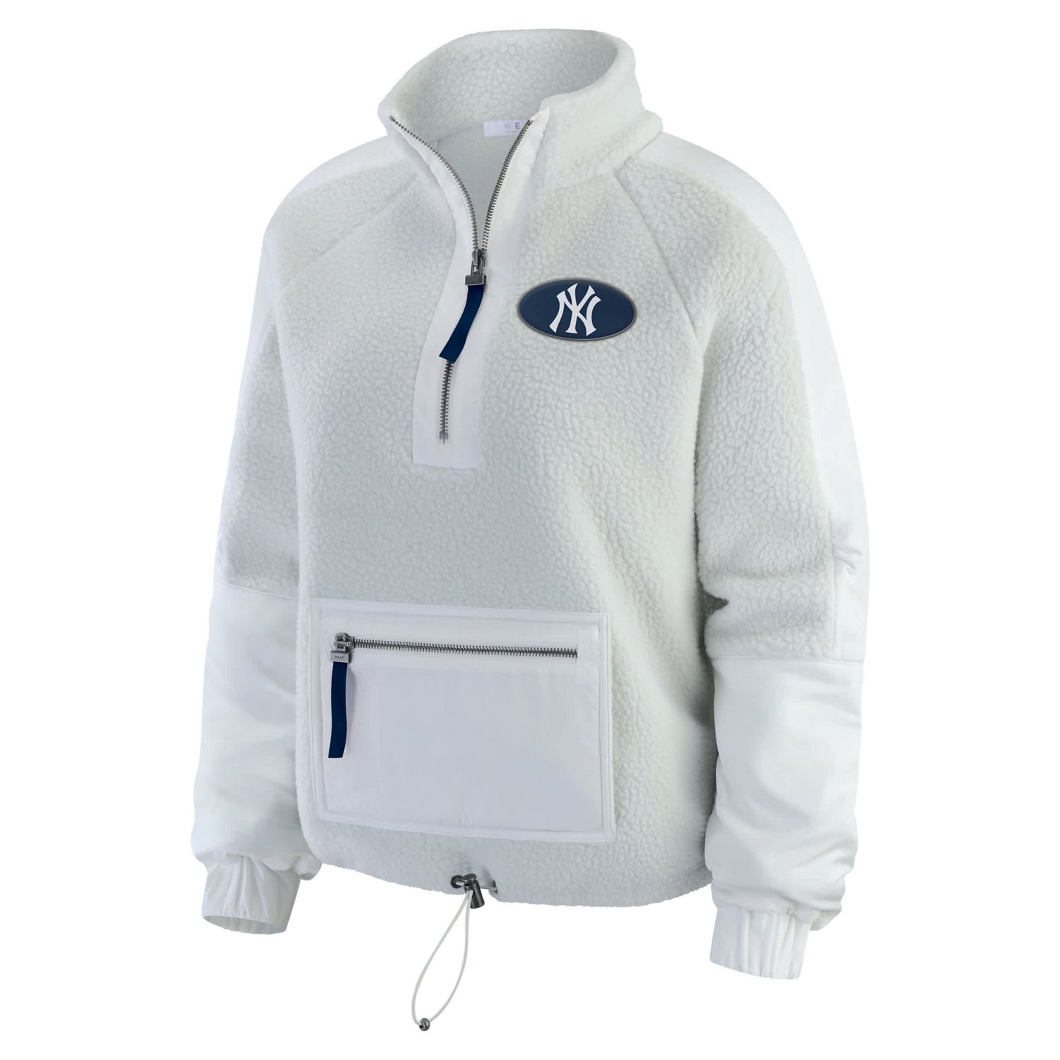 WEAR by Erin Andrews New York Yankees Polar Fleece Quarter-Zip Jacket - view number 2
