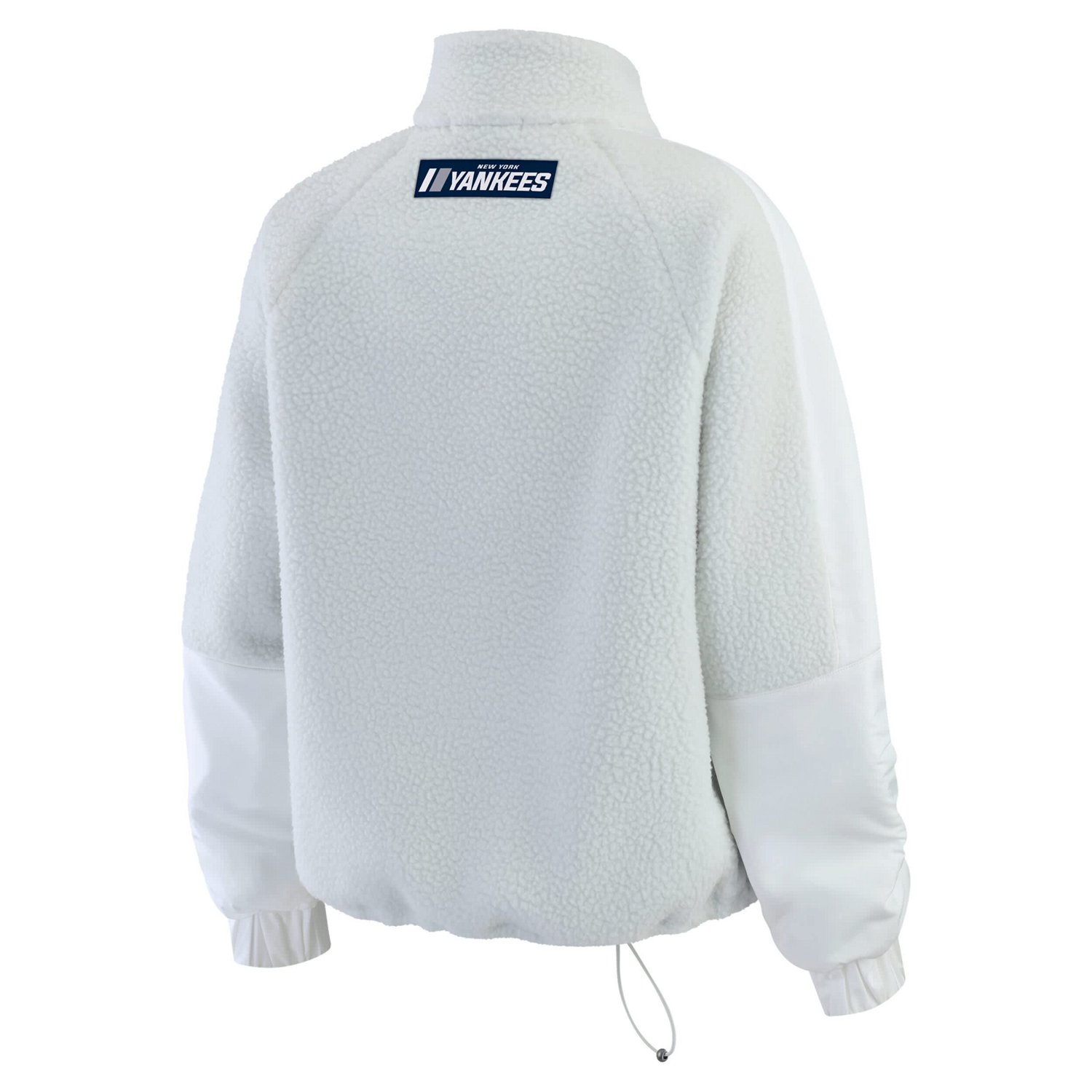WEAR by Erin Andrews New York Yankees Polar Fleece Quarter-Zip Jacket - view number 3