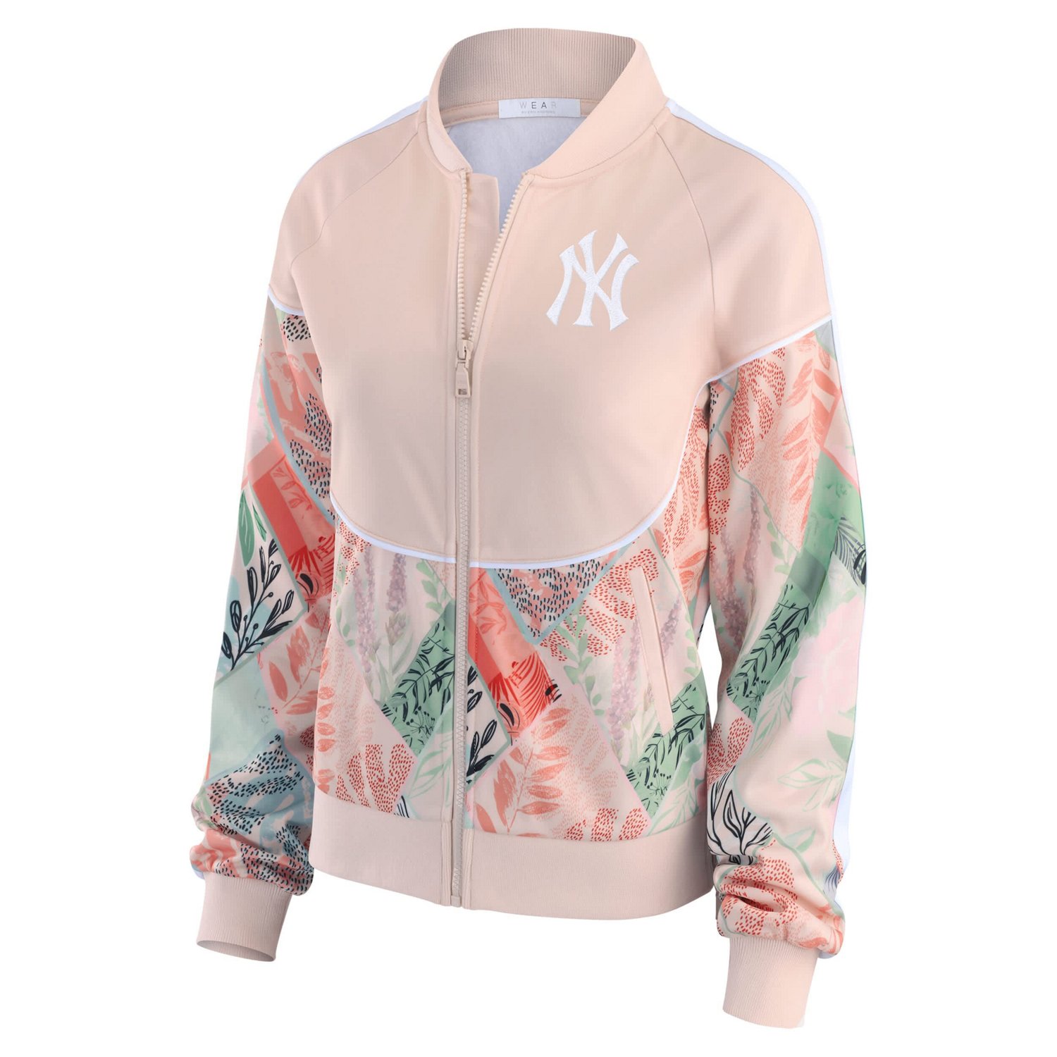 WEAR by Erin Andrews New York Yankees Raglan Full-Zip Track Jacket