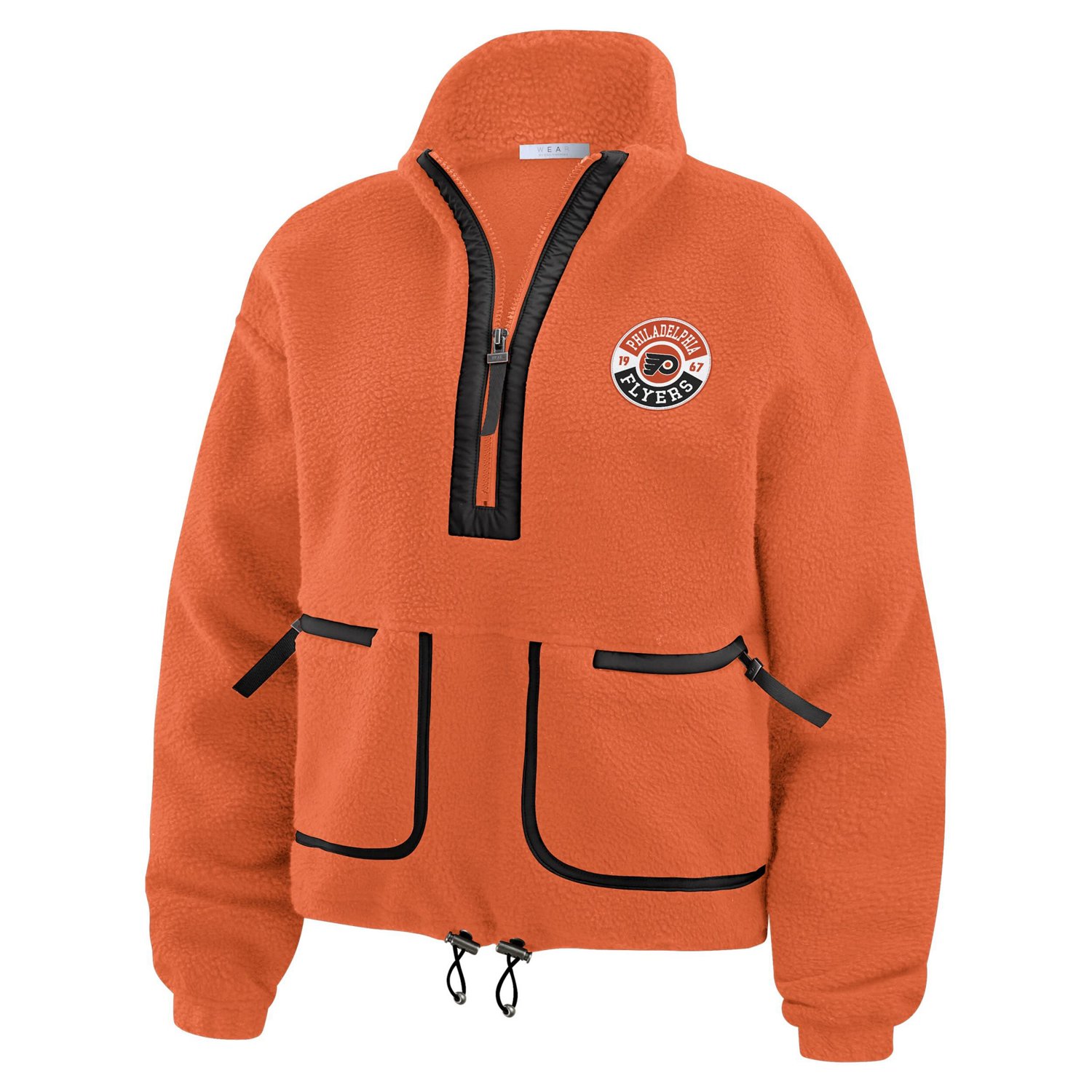 WEAR by Erin Andrews Philadelphia Flyers Polar Fleece Half-Zip Jacket                                                            - view number 2