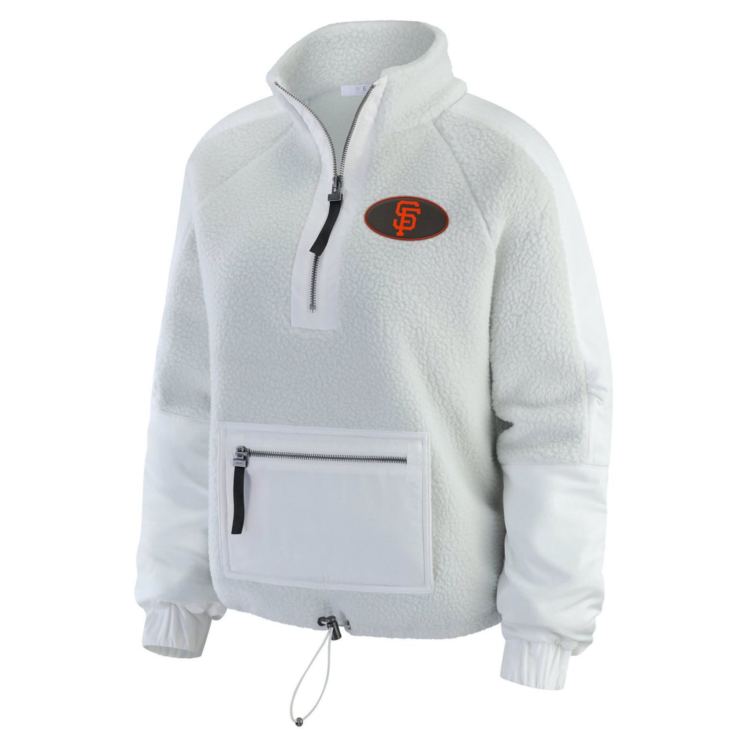 WEAR by Erin Andrews San Francisco Giants Polar Fleece Quarter-Zip Jacket - view number 2