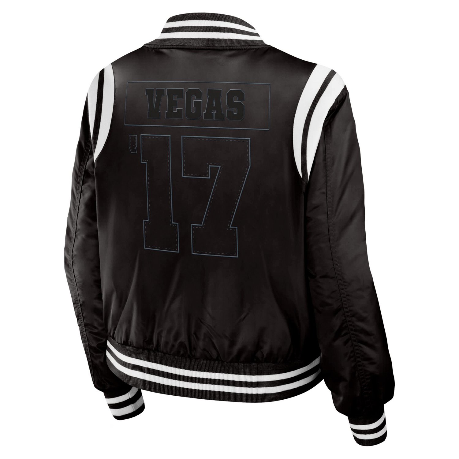 WEAR by Erin Andrews Vegas Golden Knights Baller Full-Zip Bomber Jacket                                                          - view number 3