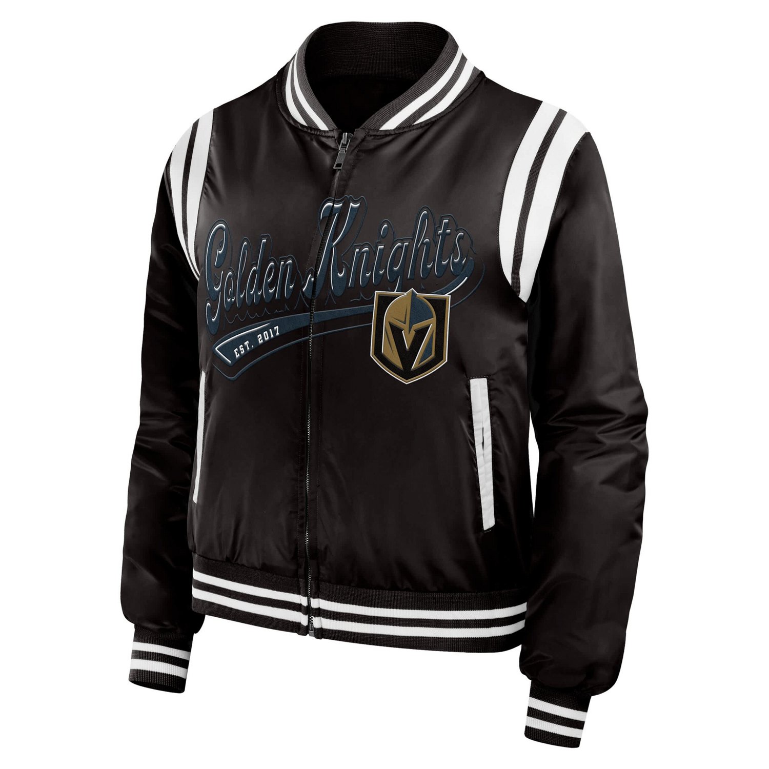WEAR by Erin Andrews Vegas Golden Knights Baller Full-Zip Bomber Jacket                                                          - view number 2
