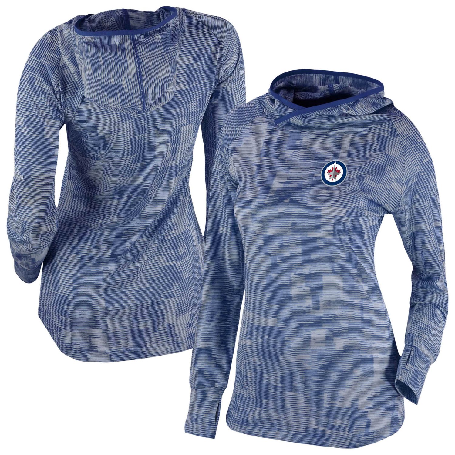 Wo Columbia Winnipeg Jets Omni-Wick Sunday Ball Pullover Hoodie                                                                  - view number 1