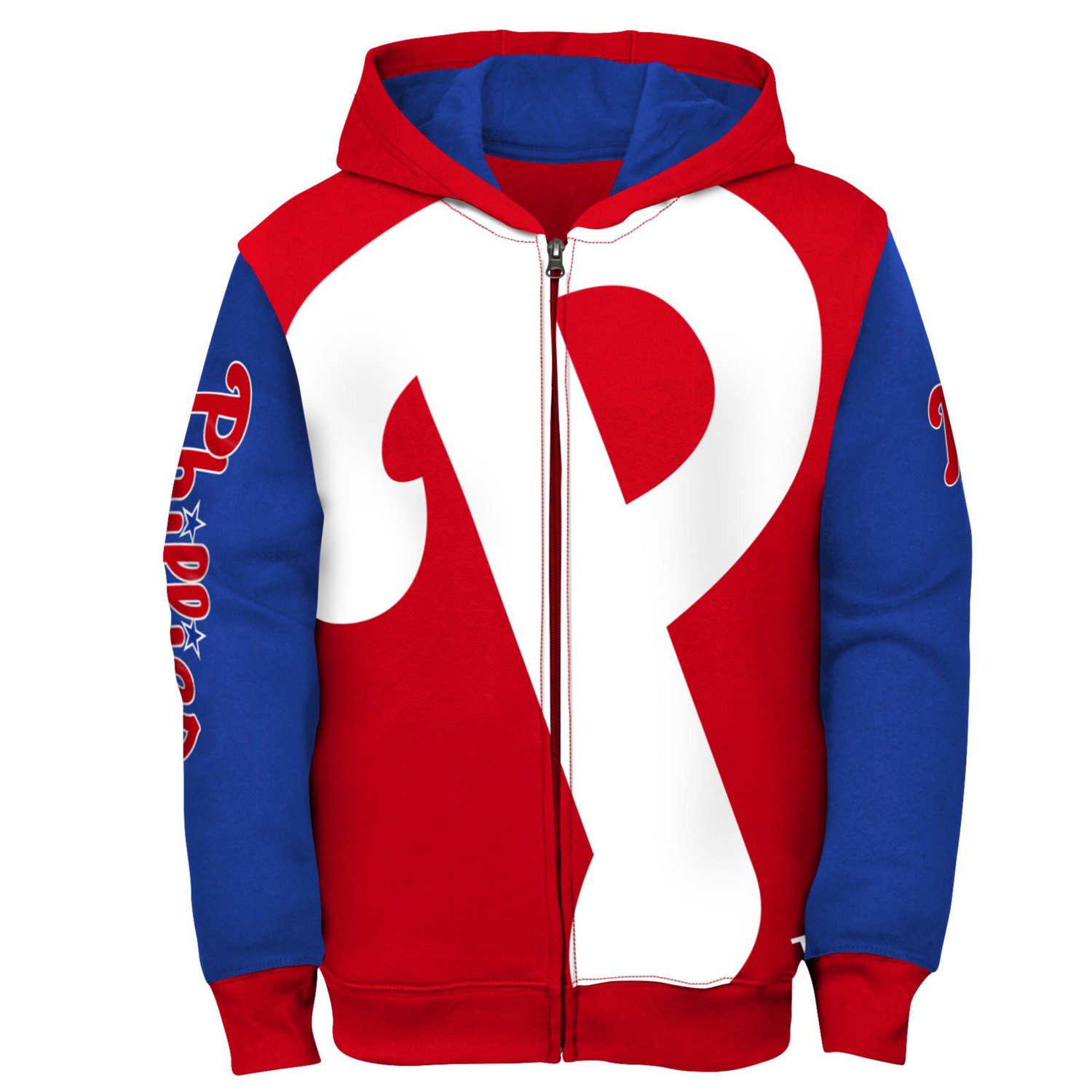 Youth Fanatics Royal Philadelphia Phillies Postcard Full-Zip Hoodie Jacket - view number 2