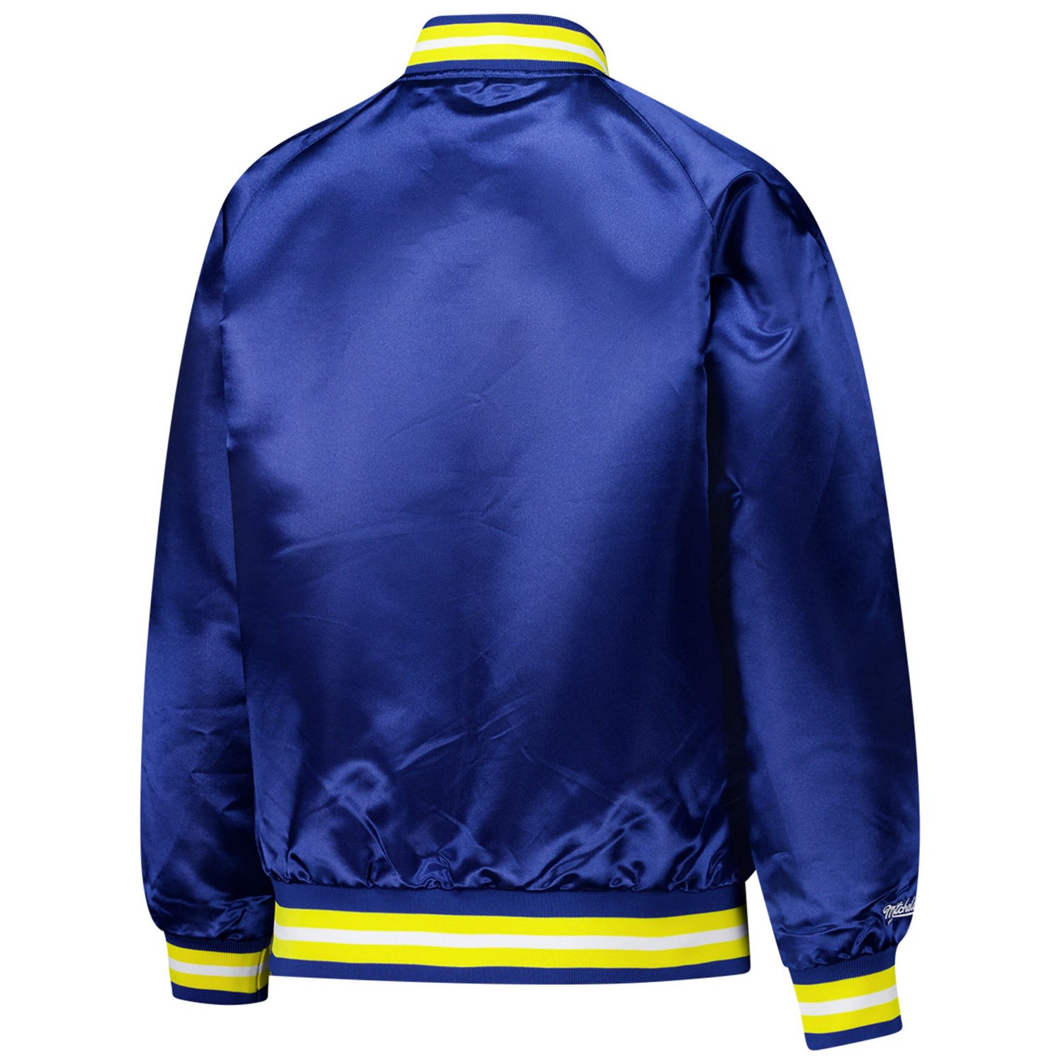 Youth Mitchell  Ness Denver Nuggets Hardwood Classics Satin Raglan Full-Snap Jacket