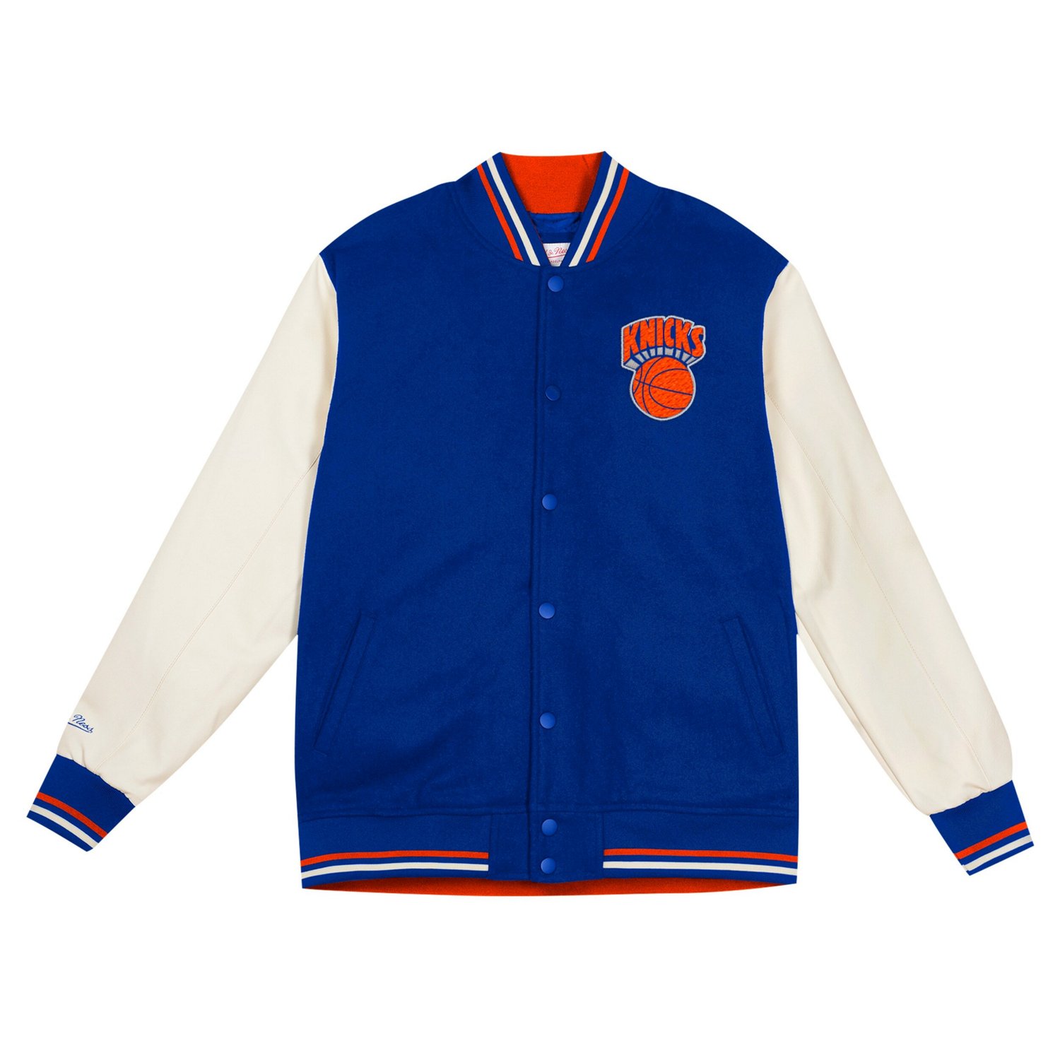 Youth Mitchell  Ness New York Knicks Full-Snap Varsity Jacket