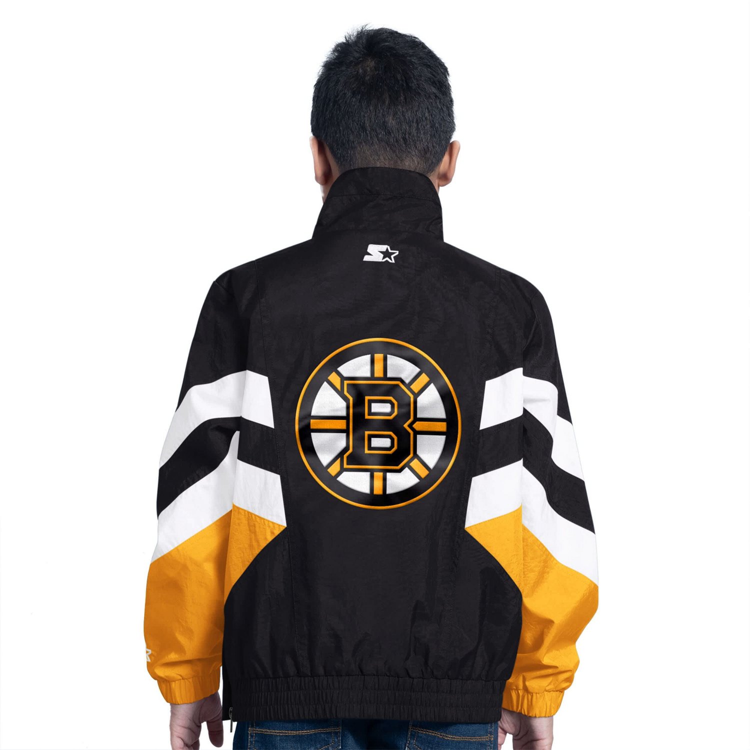 Youth Starter Boston Bruins Prospect Half-Zip Pullover Top                                                                       - view number 2