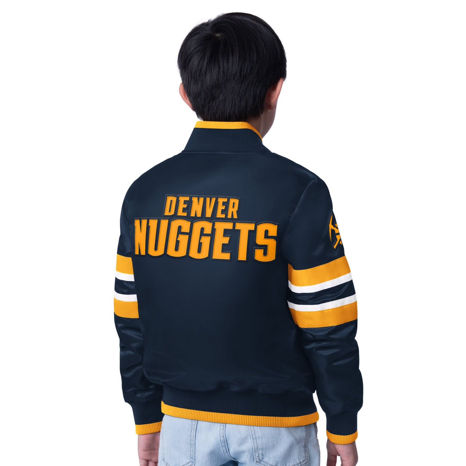 Youth Starter Denver Nuggets Scout Varsity Full-Snap Jacket - view number 2