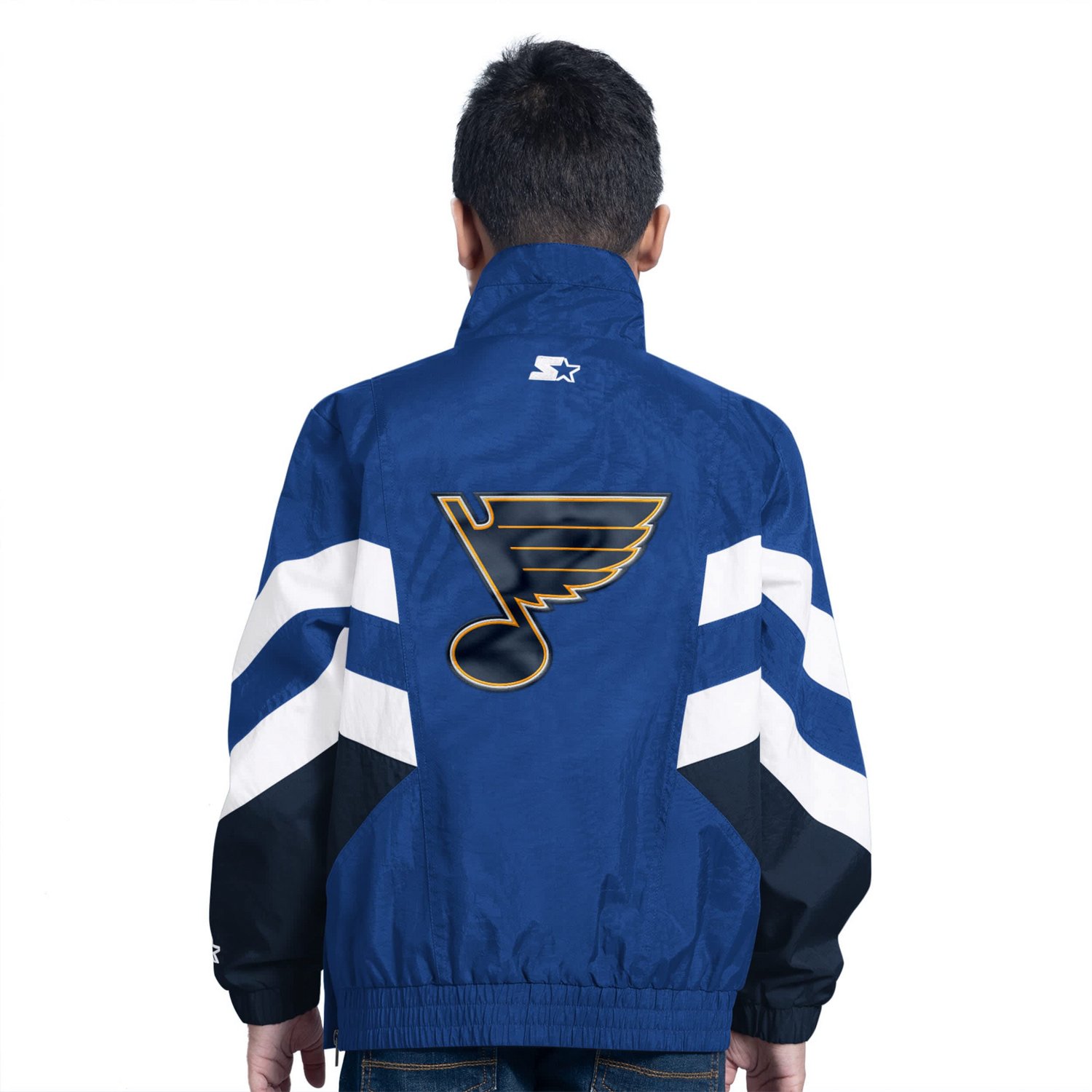 Youth Starter St Louis Blues Prospect Half-Zip Pullover Top - view number 2