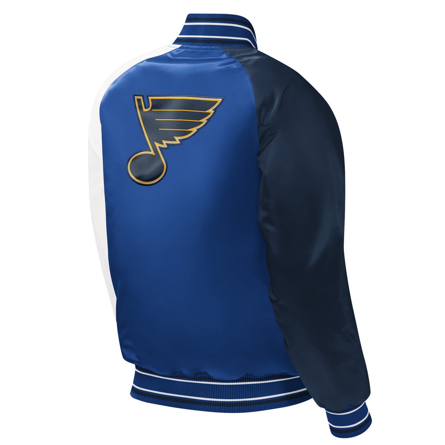 Youth Starter St Louis s Raglan Full-Snap Varsity Jacket - view number 3