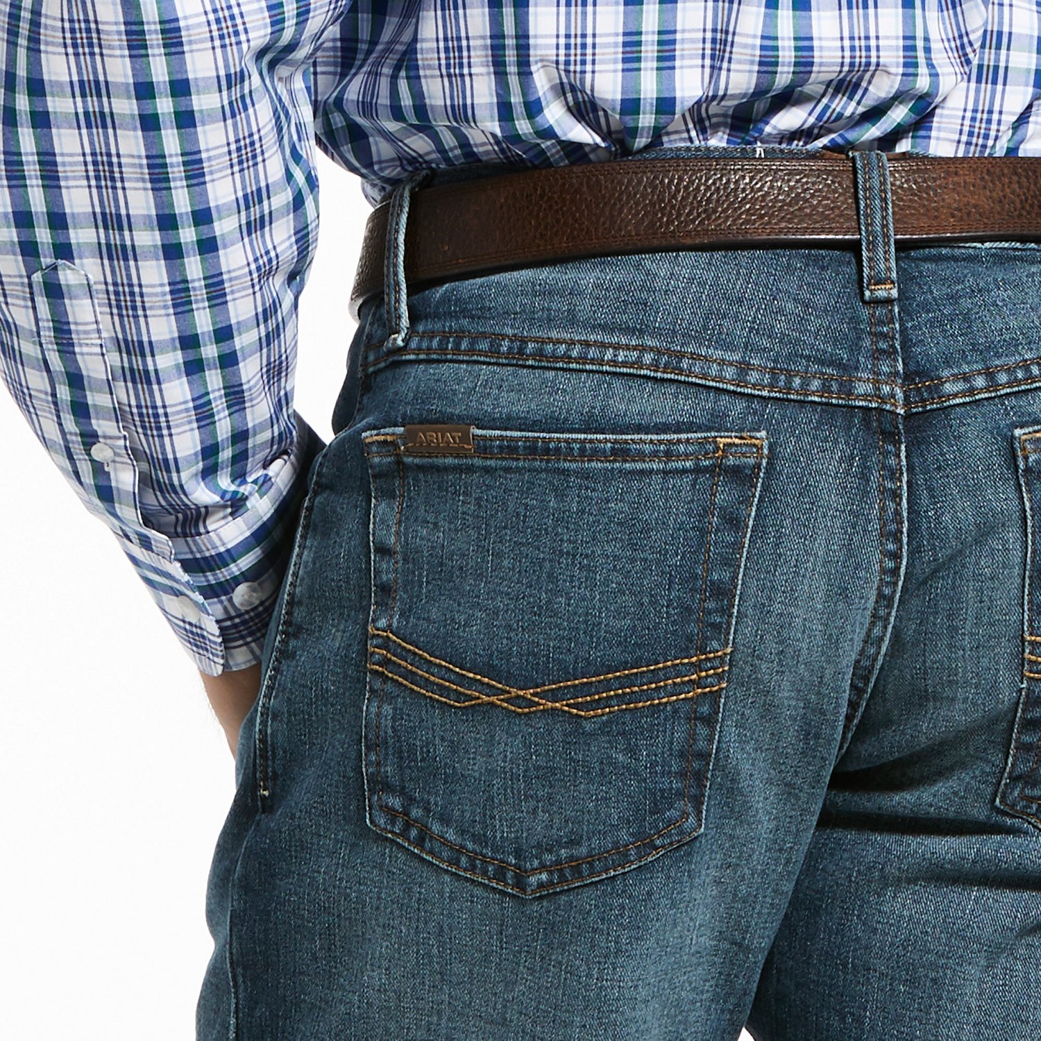 Ariat Men's M4 Low Rise Stretch Legacy Boot Cut Jeans - view number 5