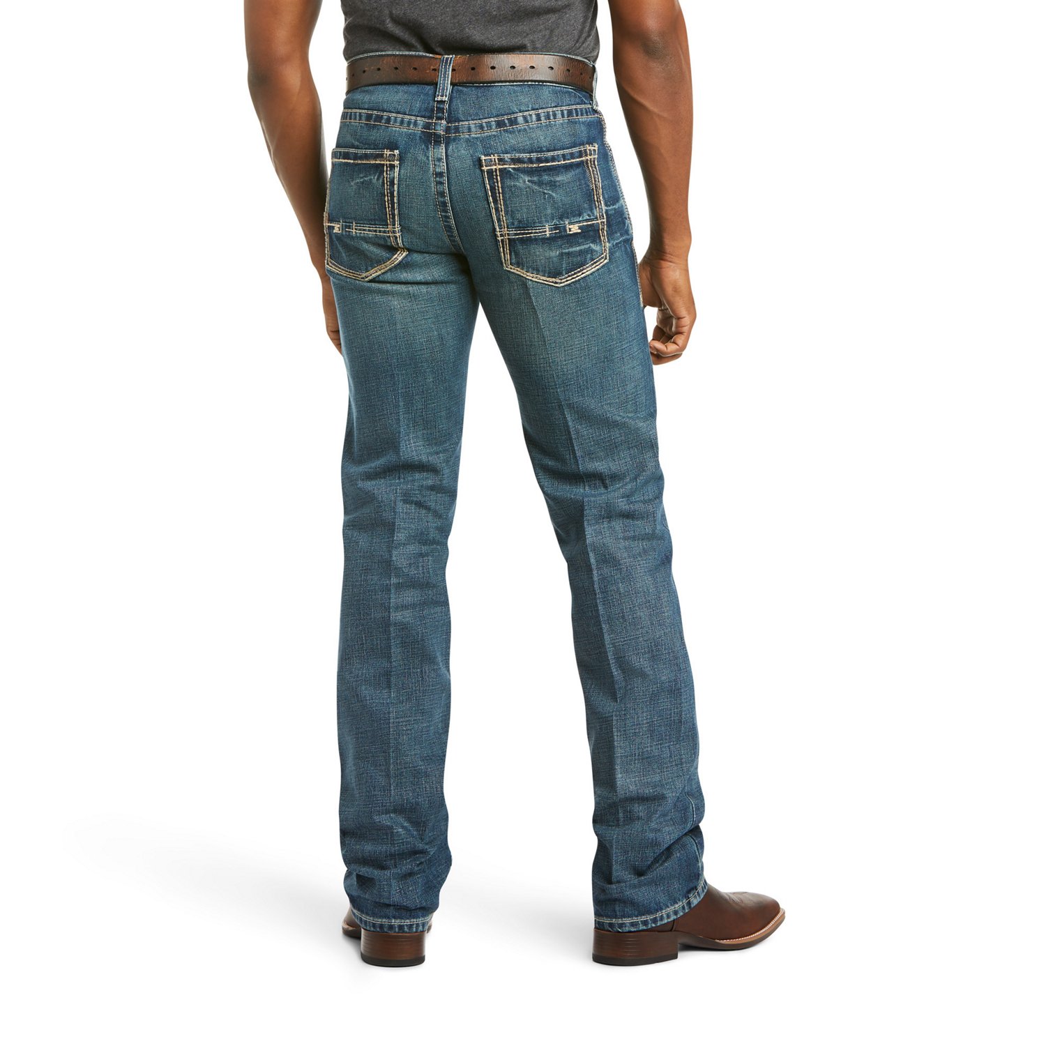 Ariat Men's M5 Slim Boundary Stackable Straight Leg Jeans                                                                        - view number 3