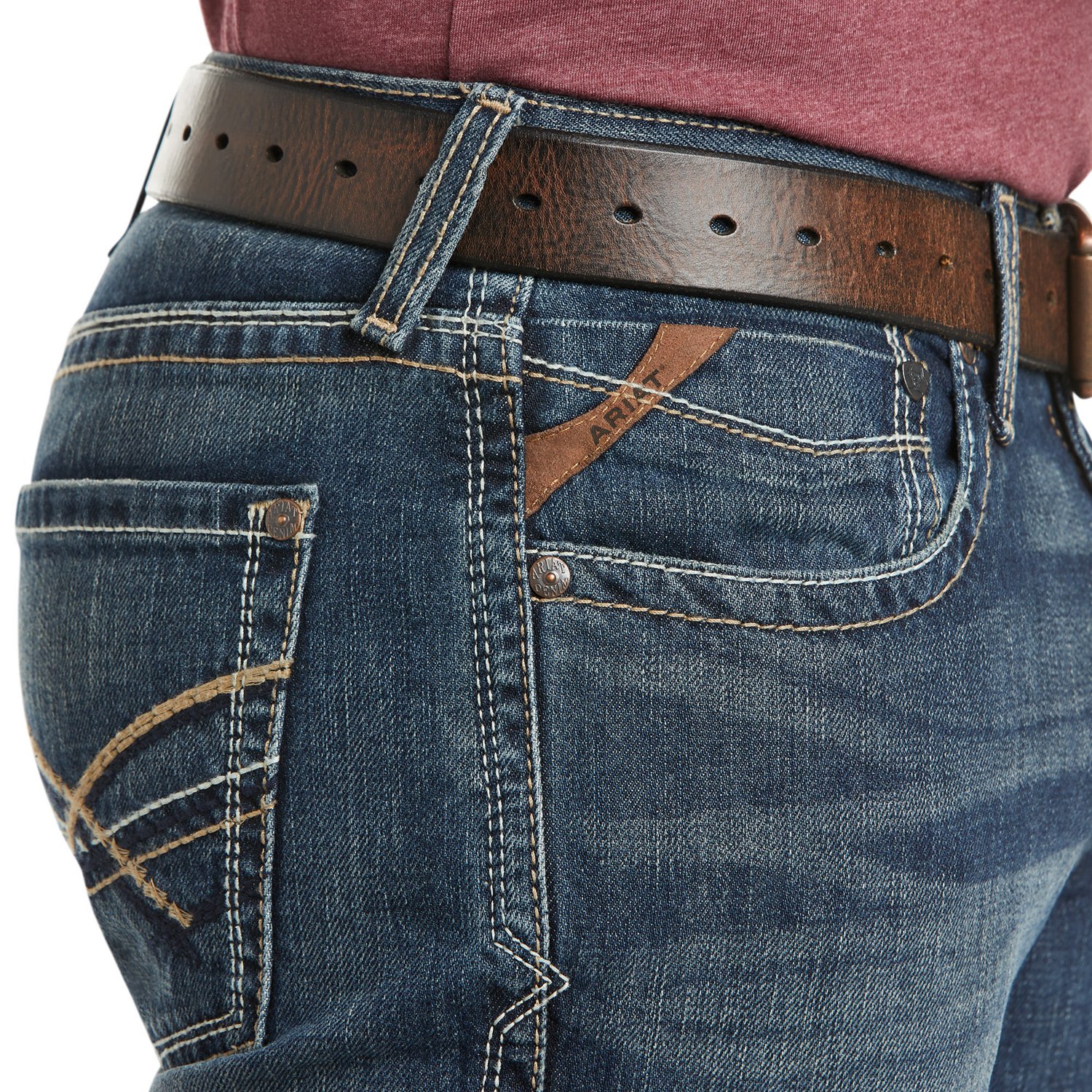 Ariat Men's M5 Slim Deadrun Stackable Straight Leg Jeans - view number 6