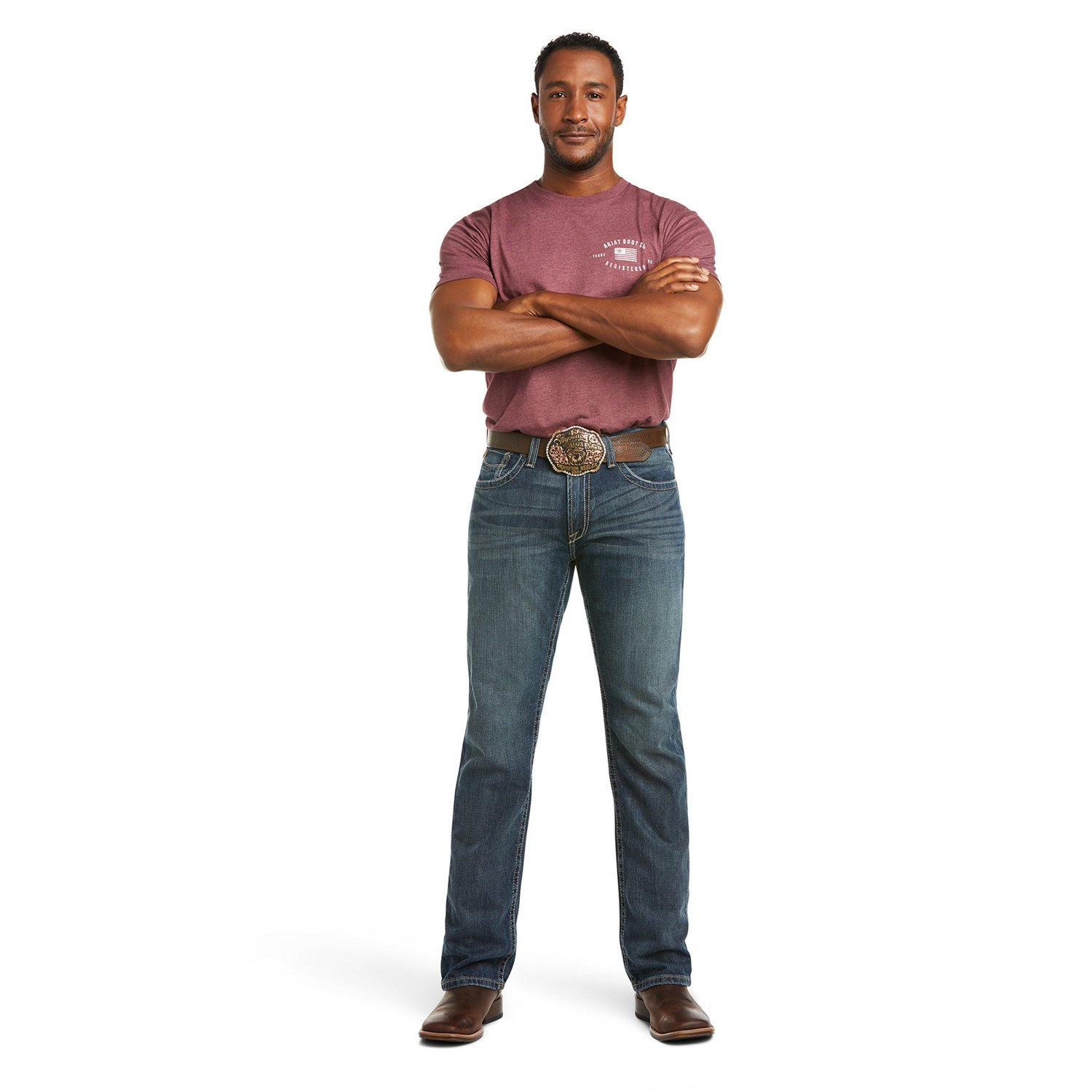 Ariat Men's M5 Slim Deadrun Stackable Straight Leg Jeans - view number 2