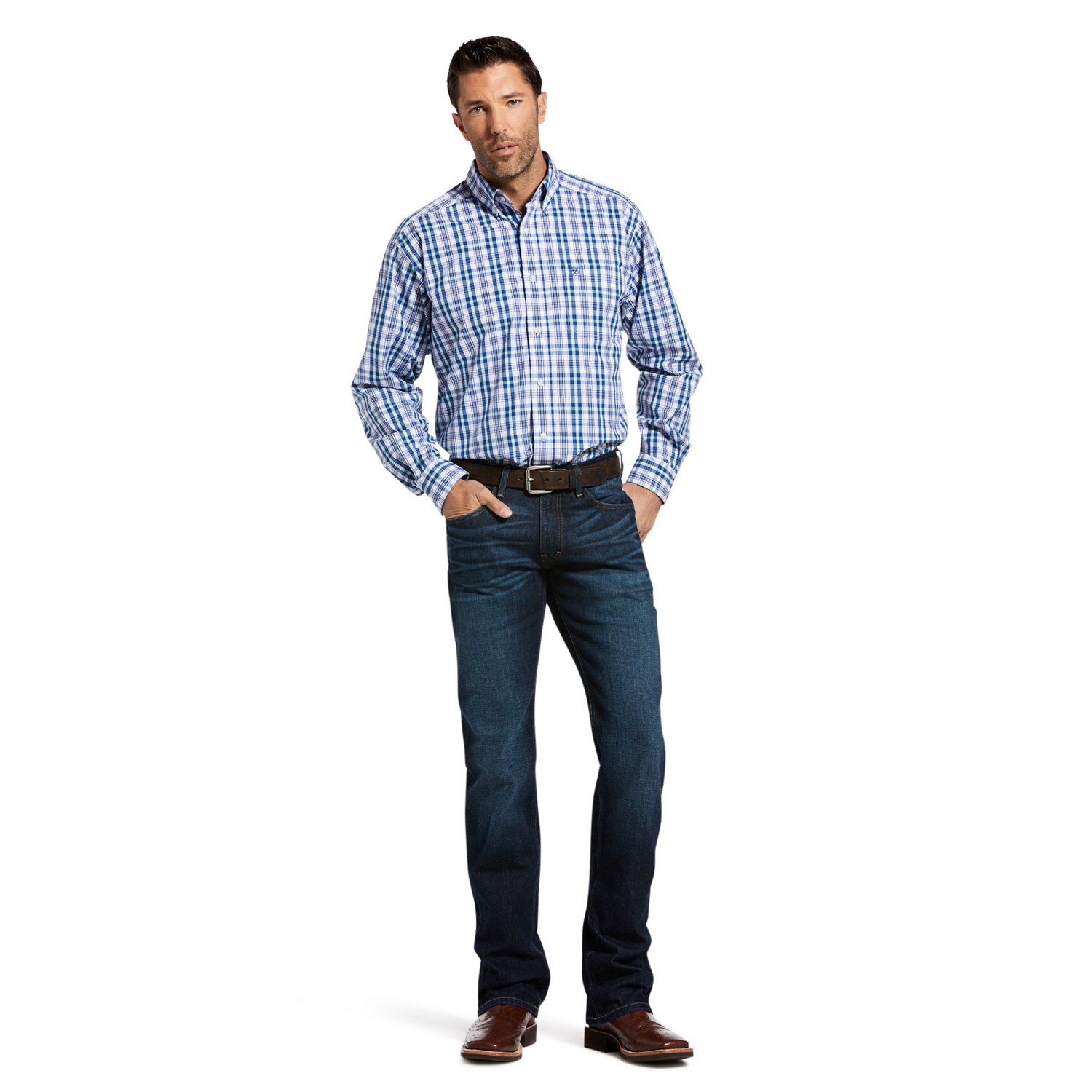 Ariat Men's M5 Slim Legacy Stretch Stackable Straight Leg Jeans - view number 2