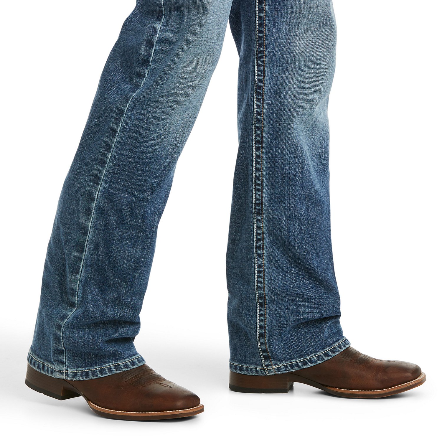 Ariat Men's M5 Slim Stretch Stillwell Stackable Straight Leg Jeans                                                               - view number 4