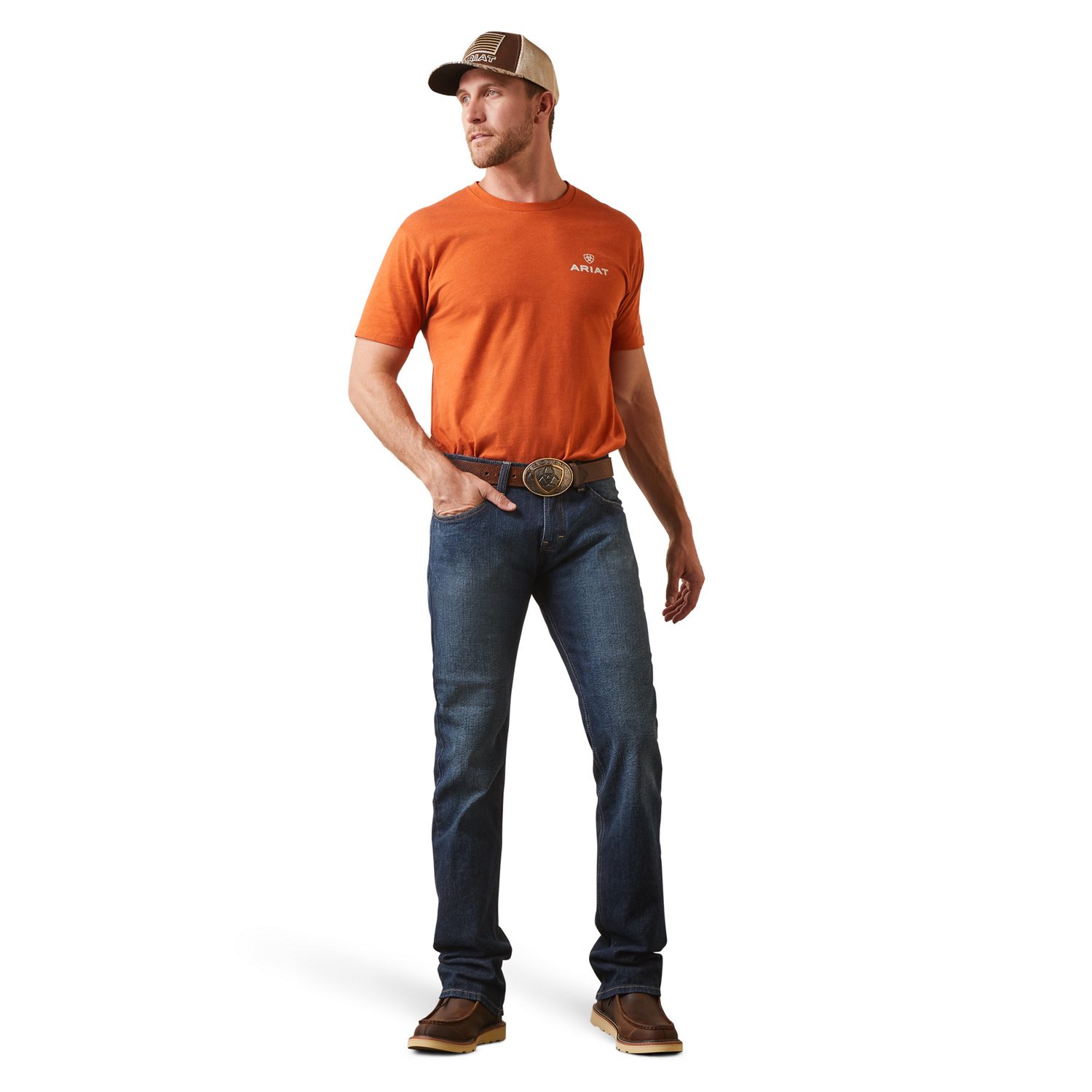 Ariat Men's M7 Rocker Stretch Legacy 2.0 Stackable Straight Leg Jeans                                                            - view number 2