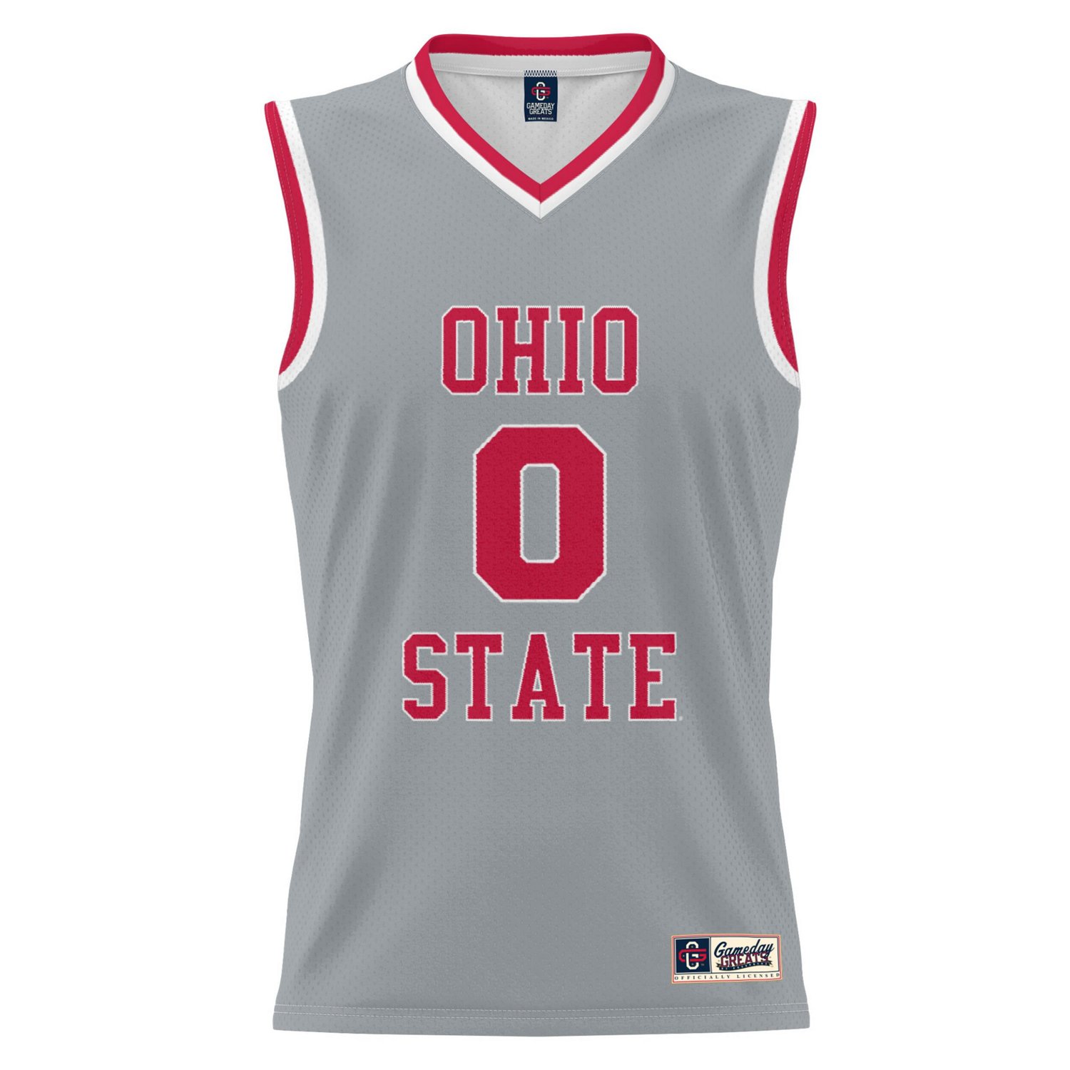 Youth GameDay Greats 0 Ohio State Buckeyes Lightweight Men's Basketball Fashion Jersey - view number 2