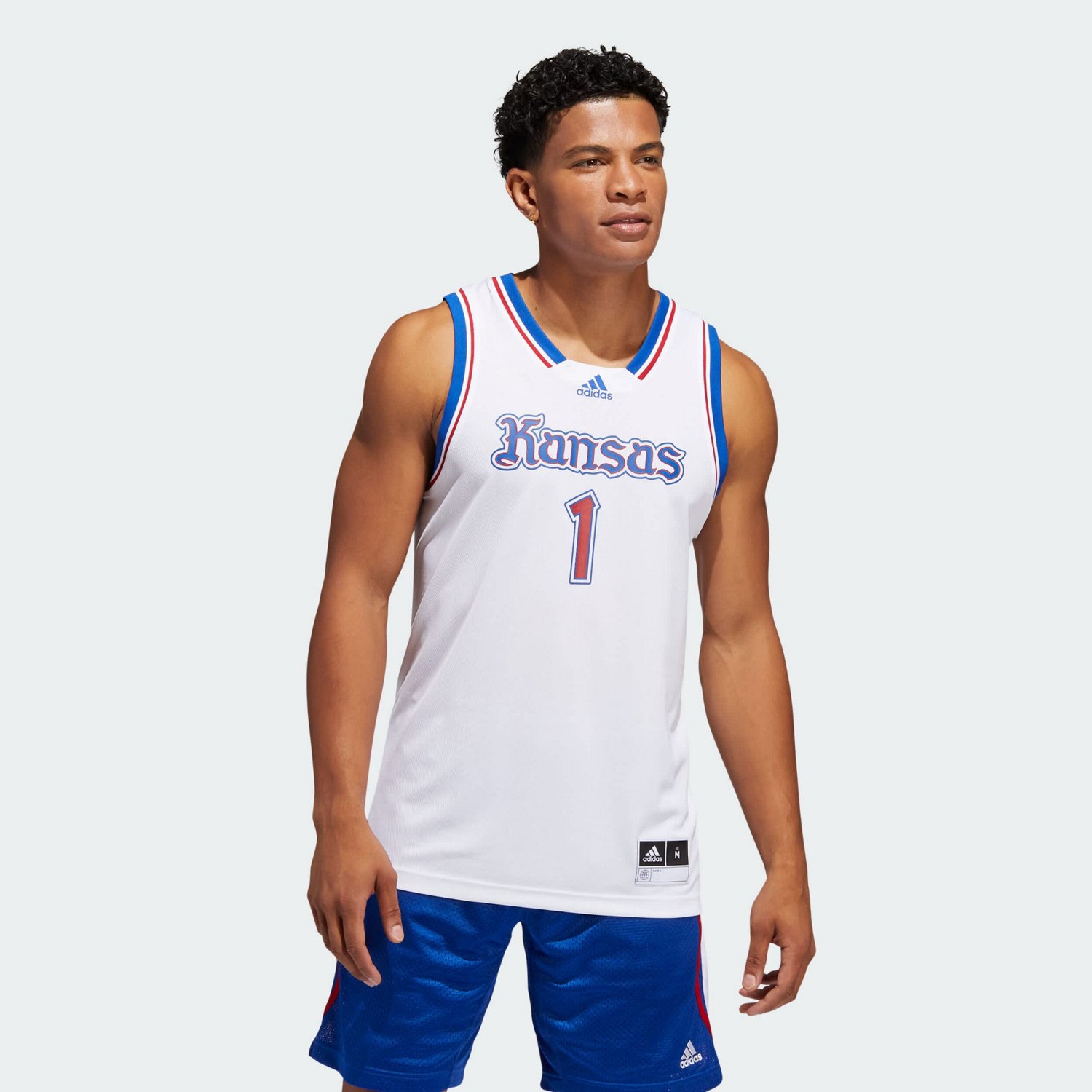 adidas 1 Kansas Jayhawks Alternate Swingman Jersey - view number 4
