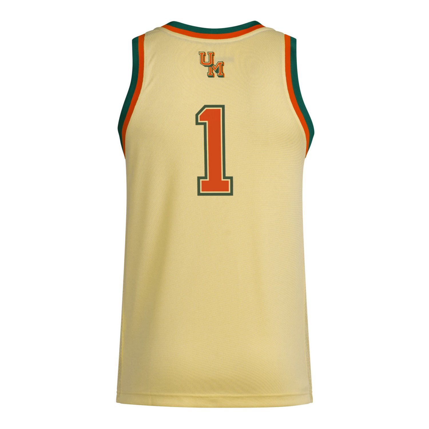 adidas 1 Miami Hurricanes Swingman Jersey                                                                                        - view number 3