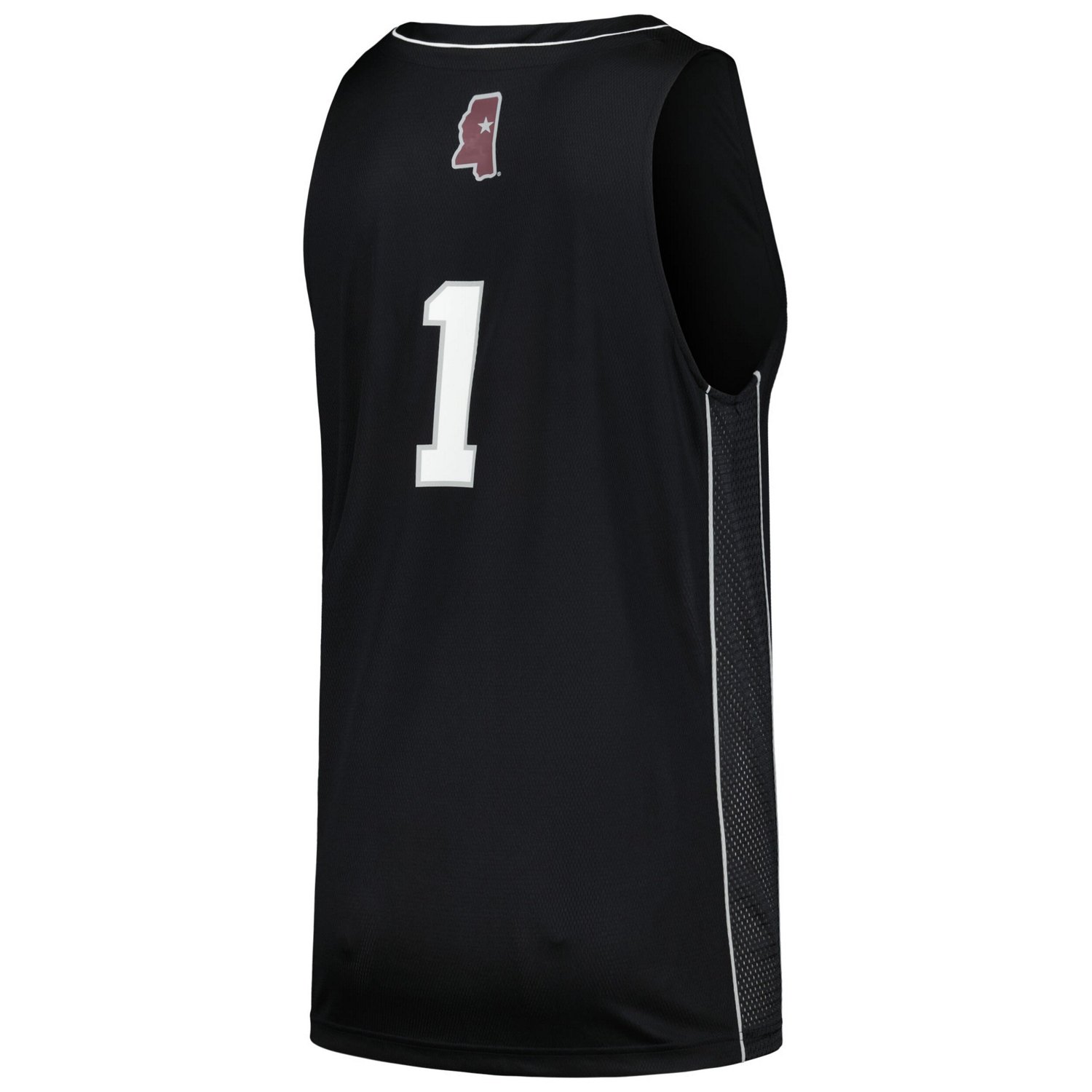 adidas 1 Mississippi State Bulldogs Swingman Basketball Jersey                                                                   - view number 3