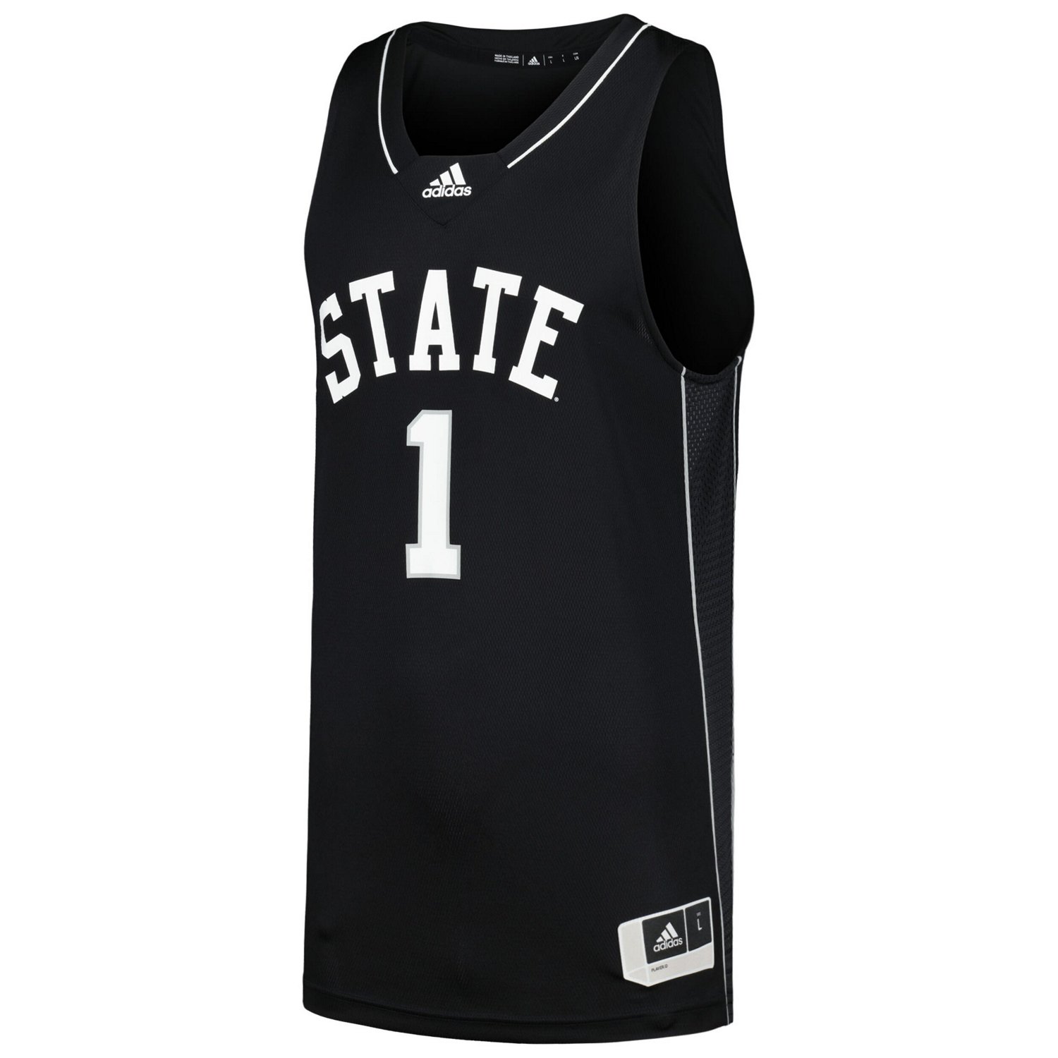 adidas 1 Mississippi State Bulldogs Swingman Basketball Jersey                                                                   - view number 2