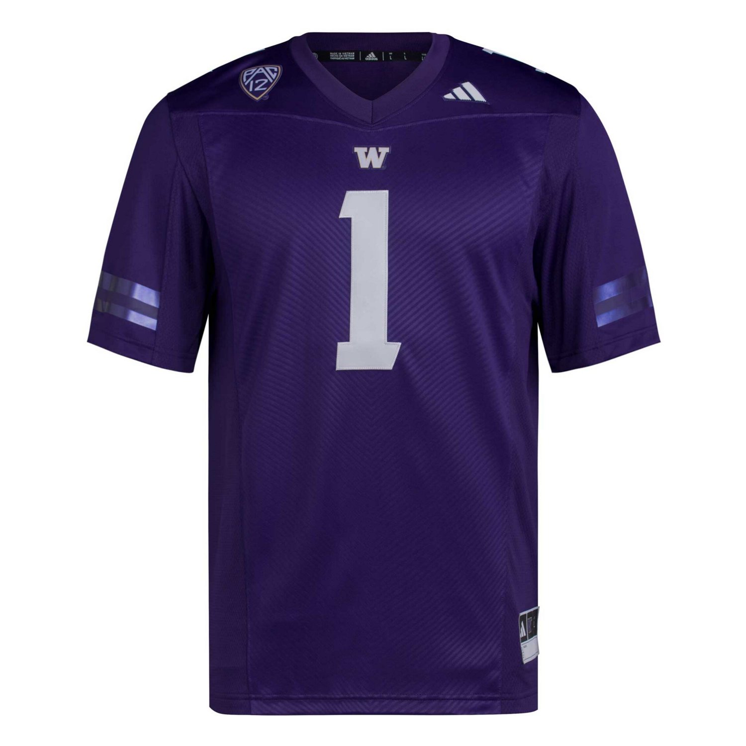 adidas 1 Washington Huskies Premier Football Jersey - view number 2
