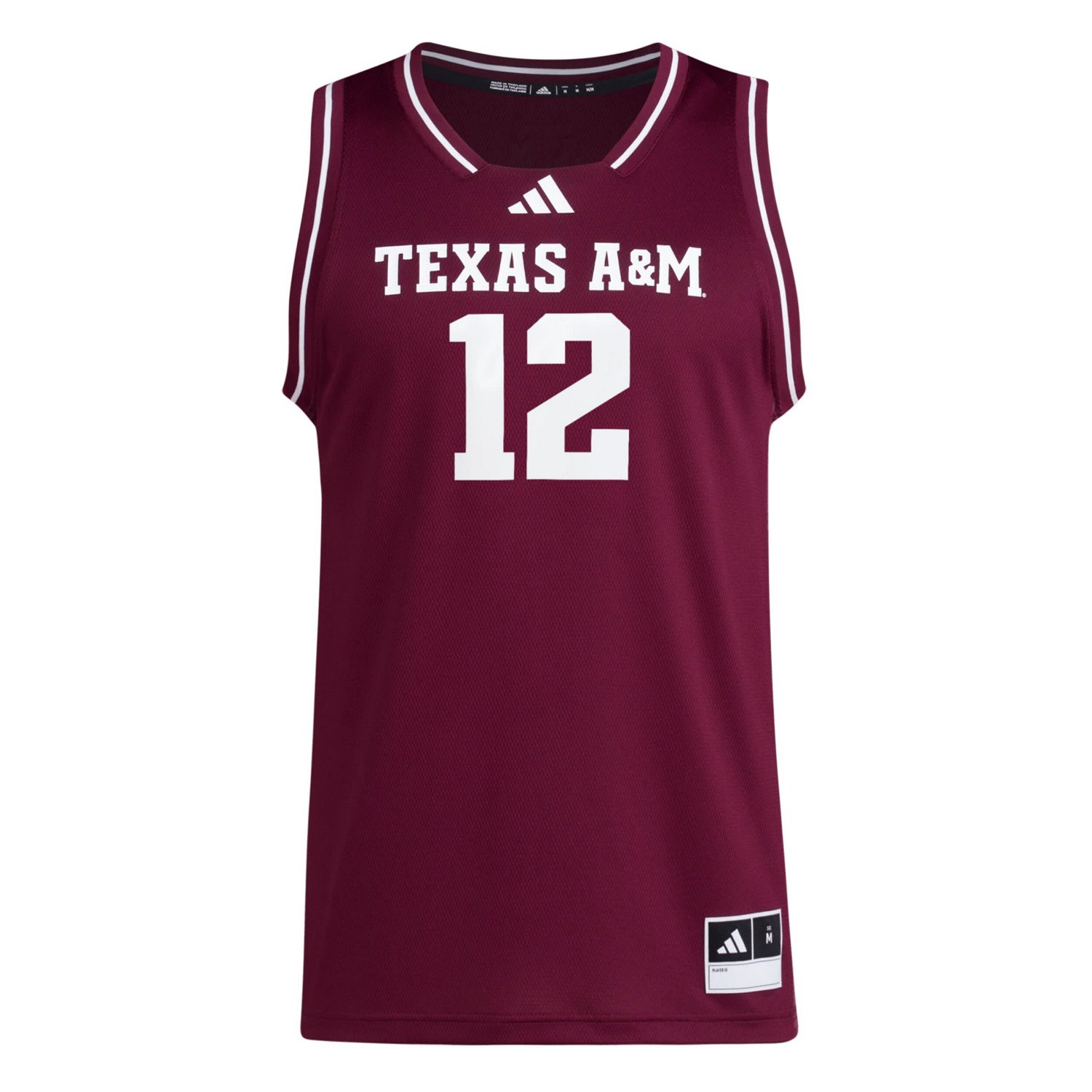 adidas 12 Texas AM Aggies Replica Swingman Jersey - view number 2